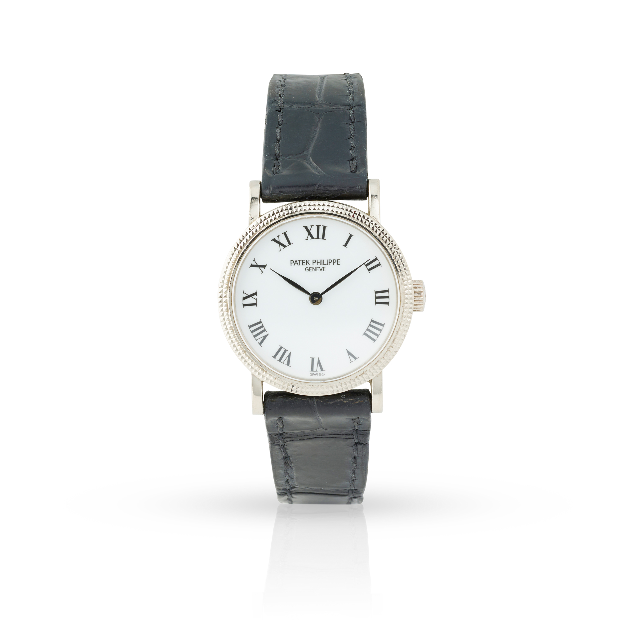 Patek Philippe. A Ladies fine 18k white gold mechanical wristwatch