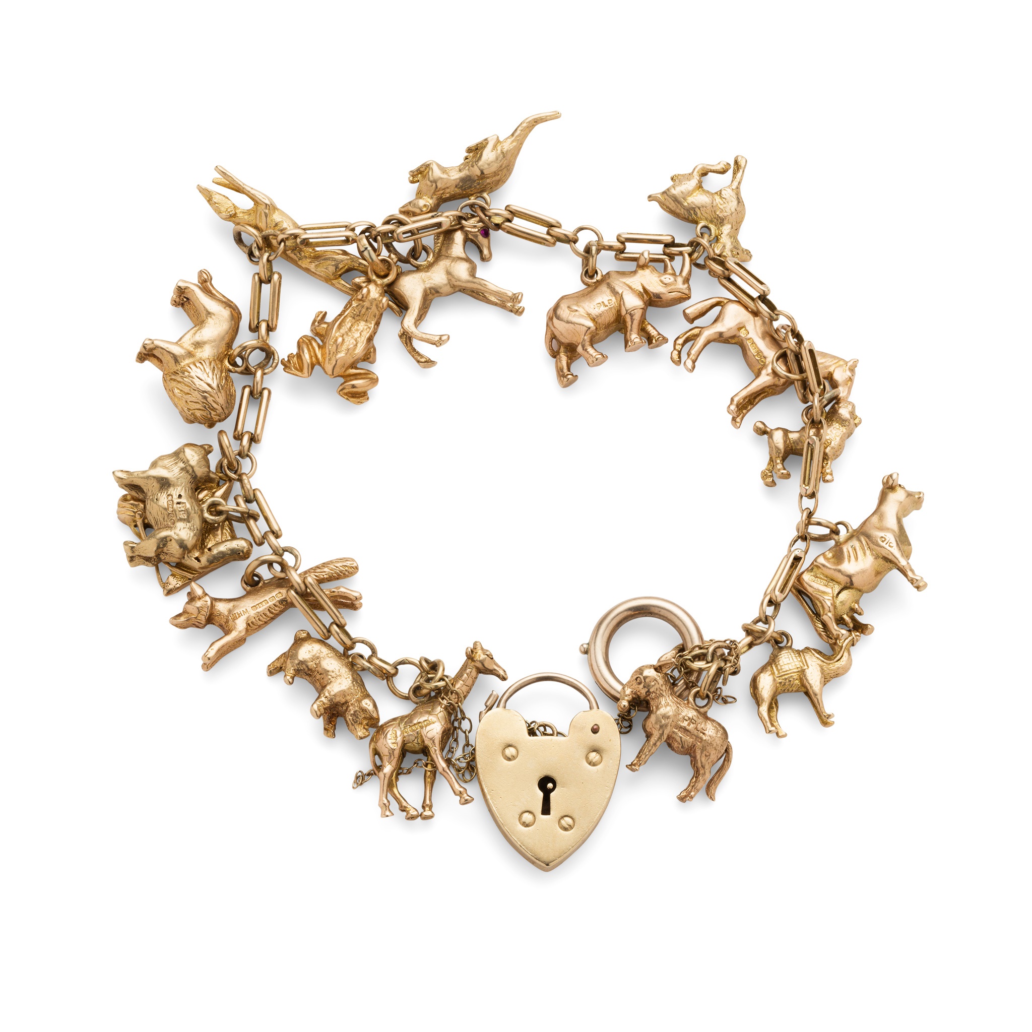 A charm bracelet