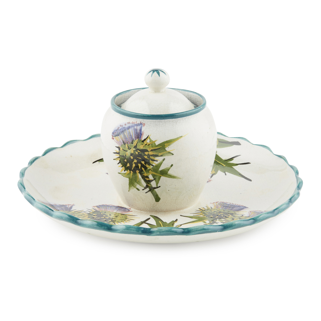 A WEMYSS WARE SINGLE INKWELL