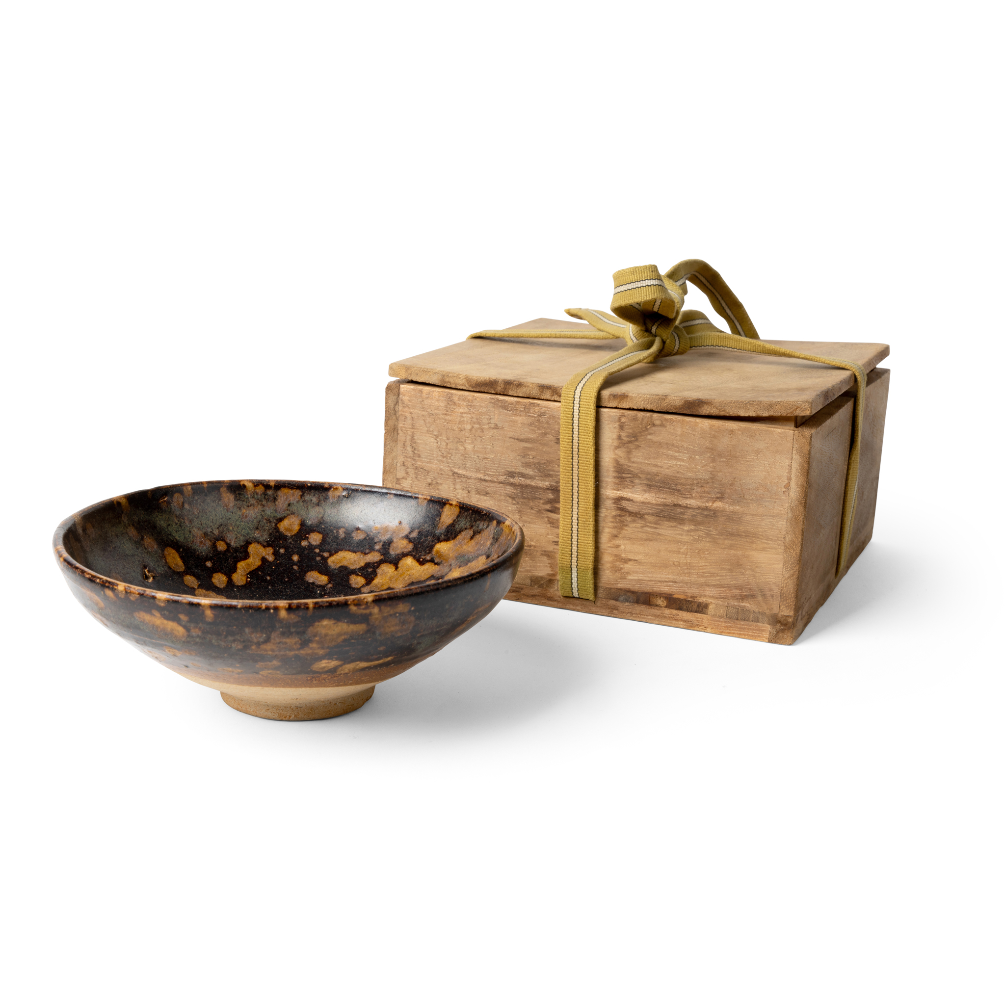 CHINESE JIZHOU ‘TORTOISESHELL’-GLAZED TEA BOWL
