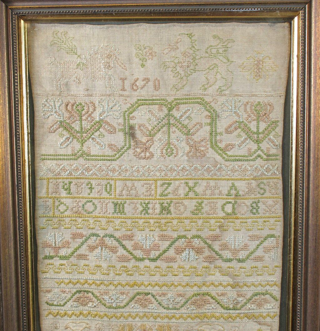 A 17th century bandwork sampler