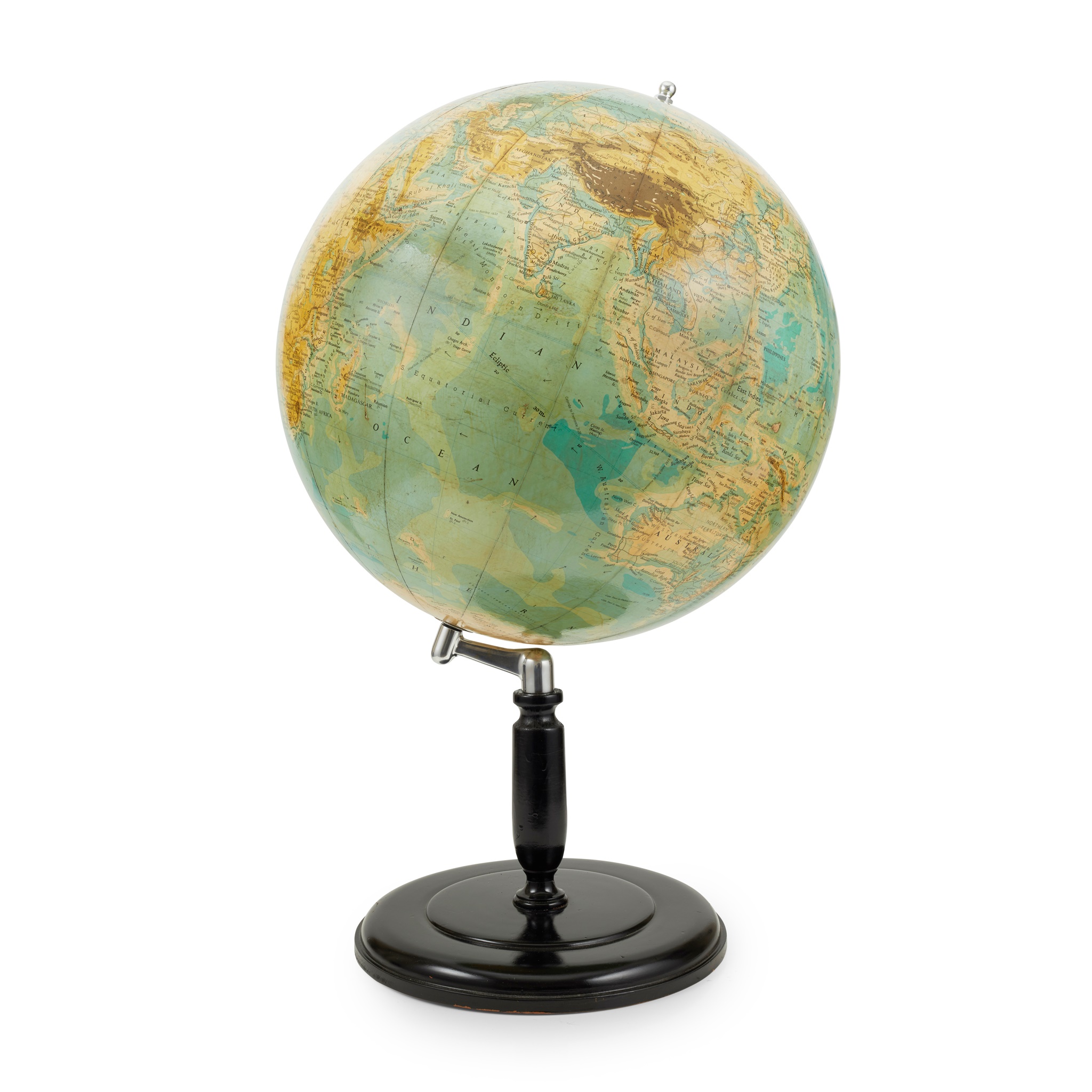 PHILIP'S 19 INCH TERRESTRIAL LIBRARY GLOBE