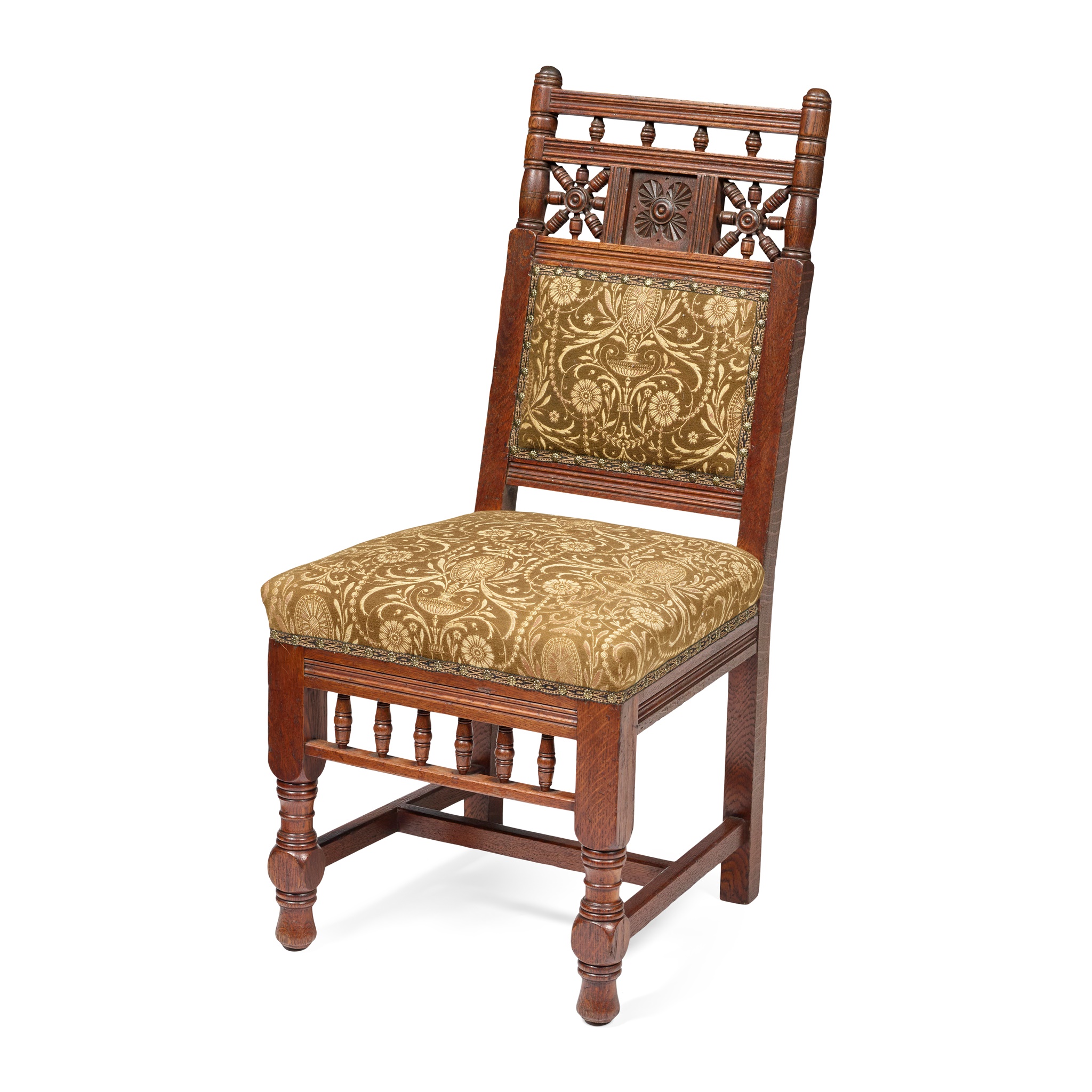 ALFRED WATERHOUSE (1830-1905) (ATTRIBUTED DESIGNER) FOR HENRY CAPEL’S ART FURNITURE, LONDON