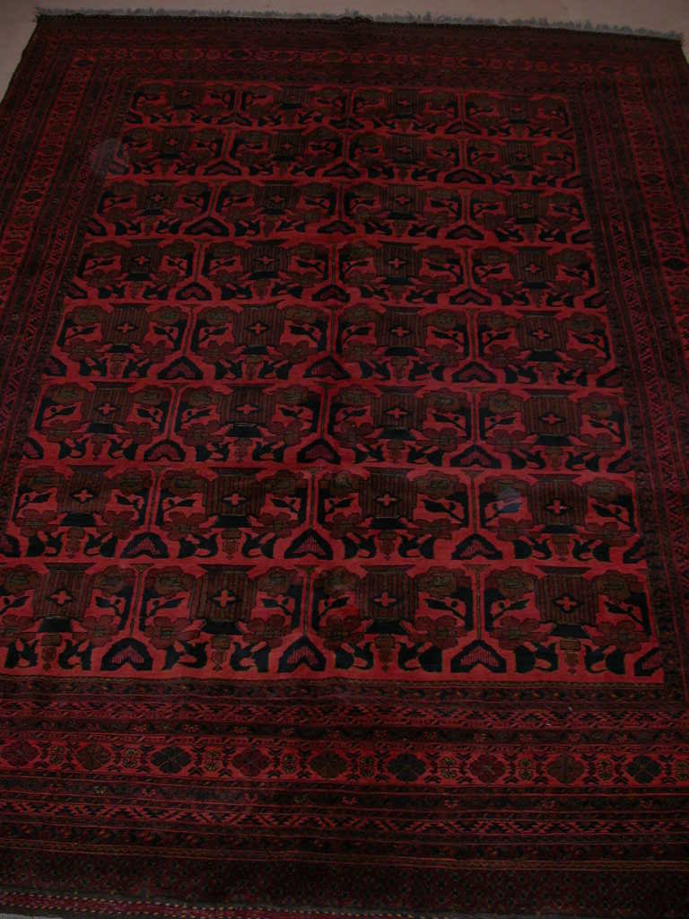 An Afghan carpet,