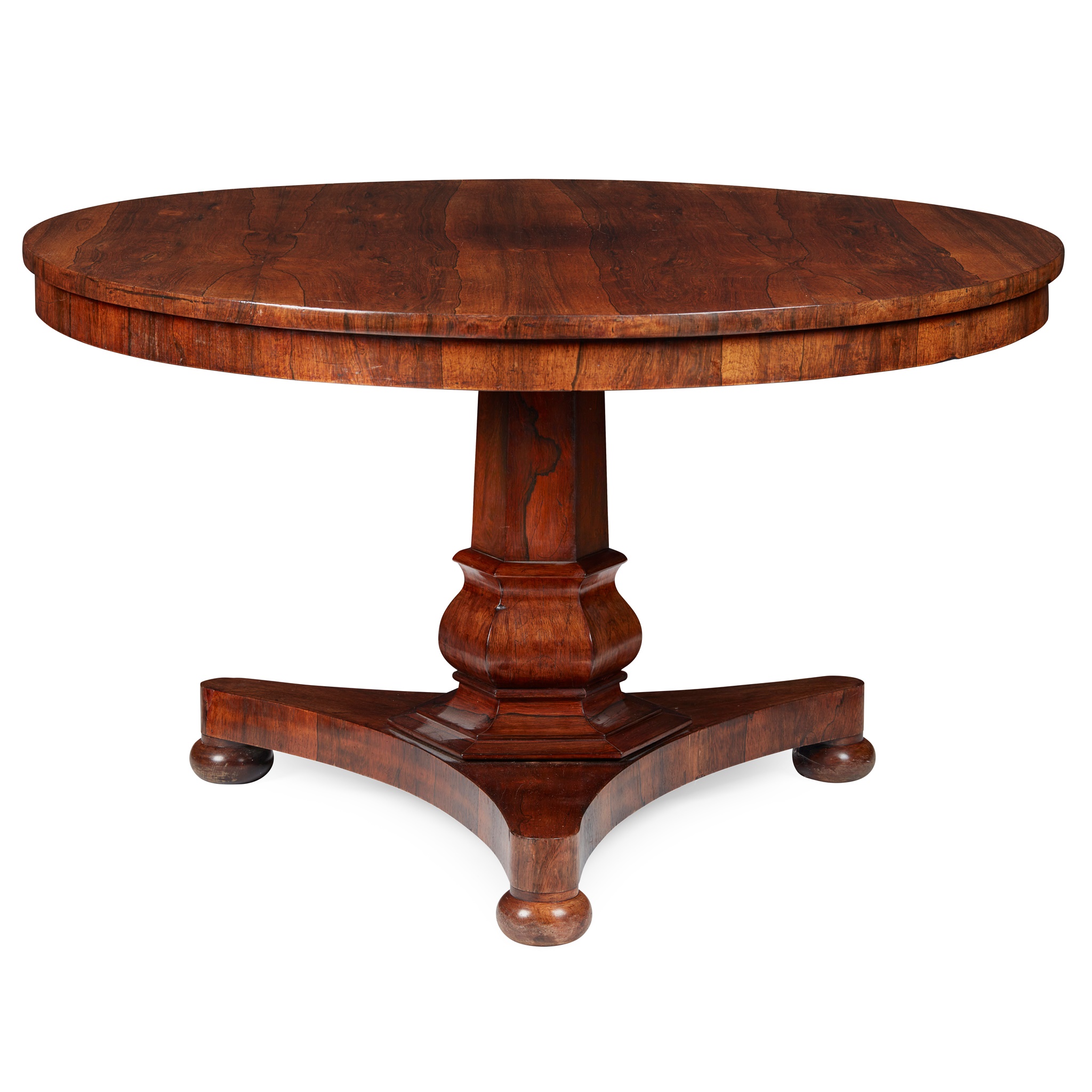 LATE REGENCY ROSEWOOD BREAKFAST TABLE