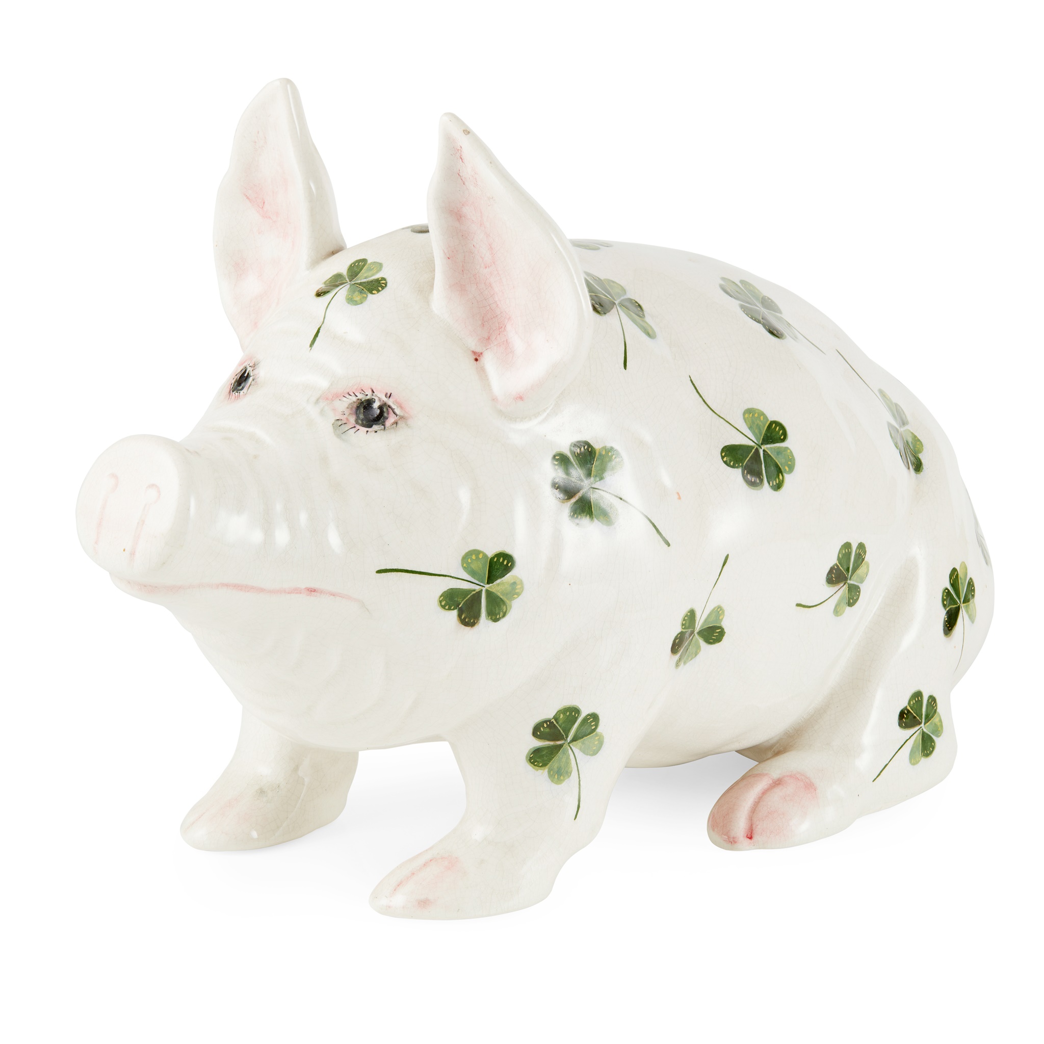 A LARGE WEMYSS WARE PIG