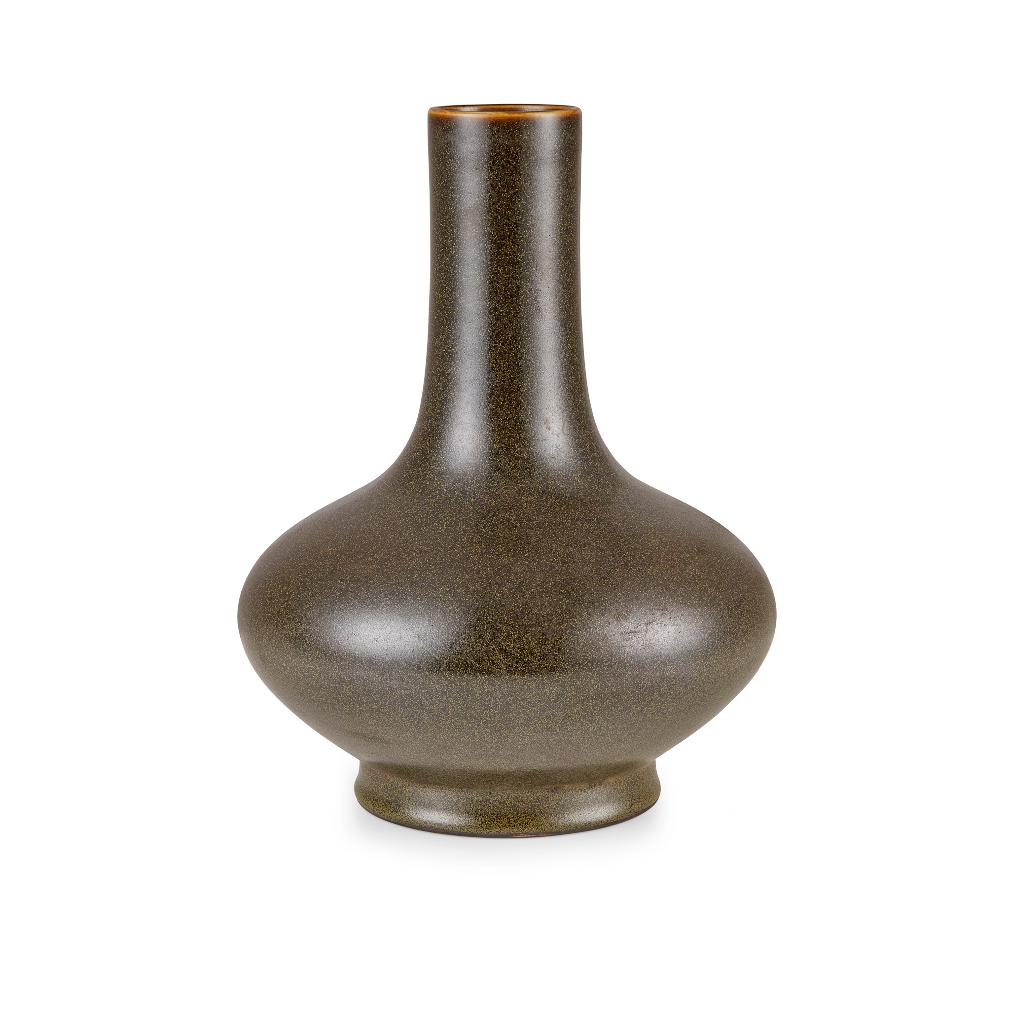TEADUST-GLAZED PEAR-SHAPED VASE