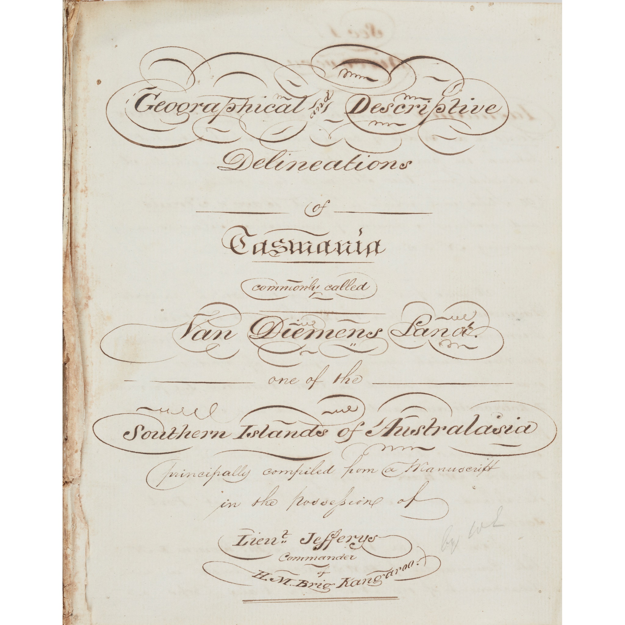 Australia Manuscript - Tasmania