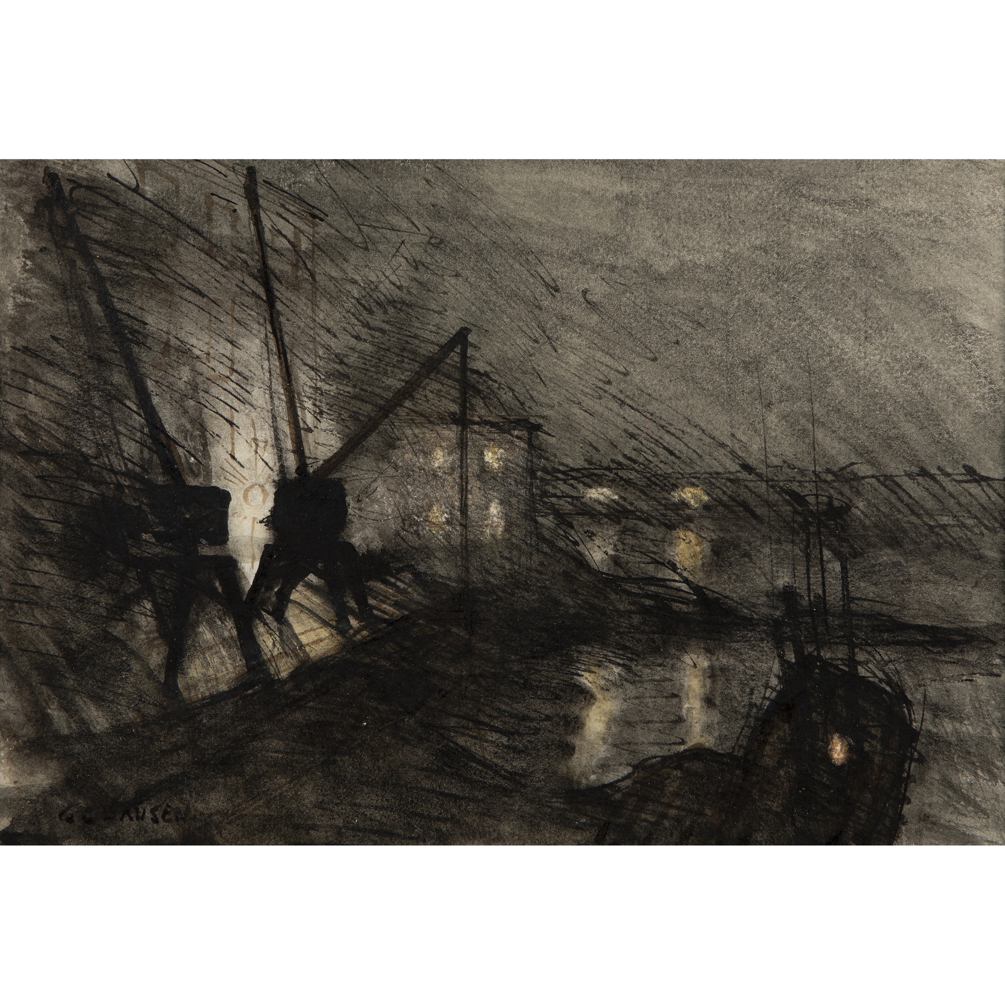 Sir George Clausen R.A.,R.W.S (British 1852-1944)