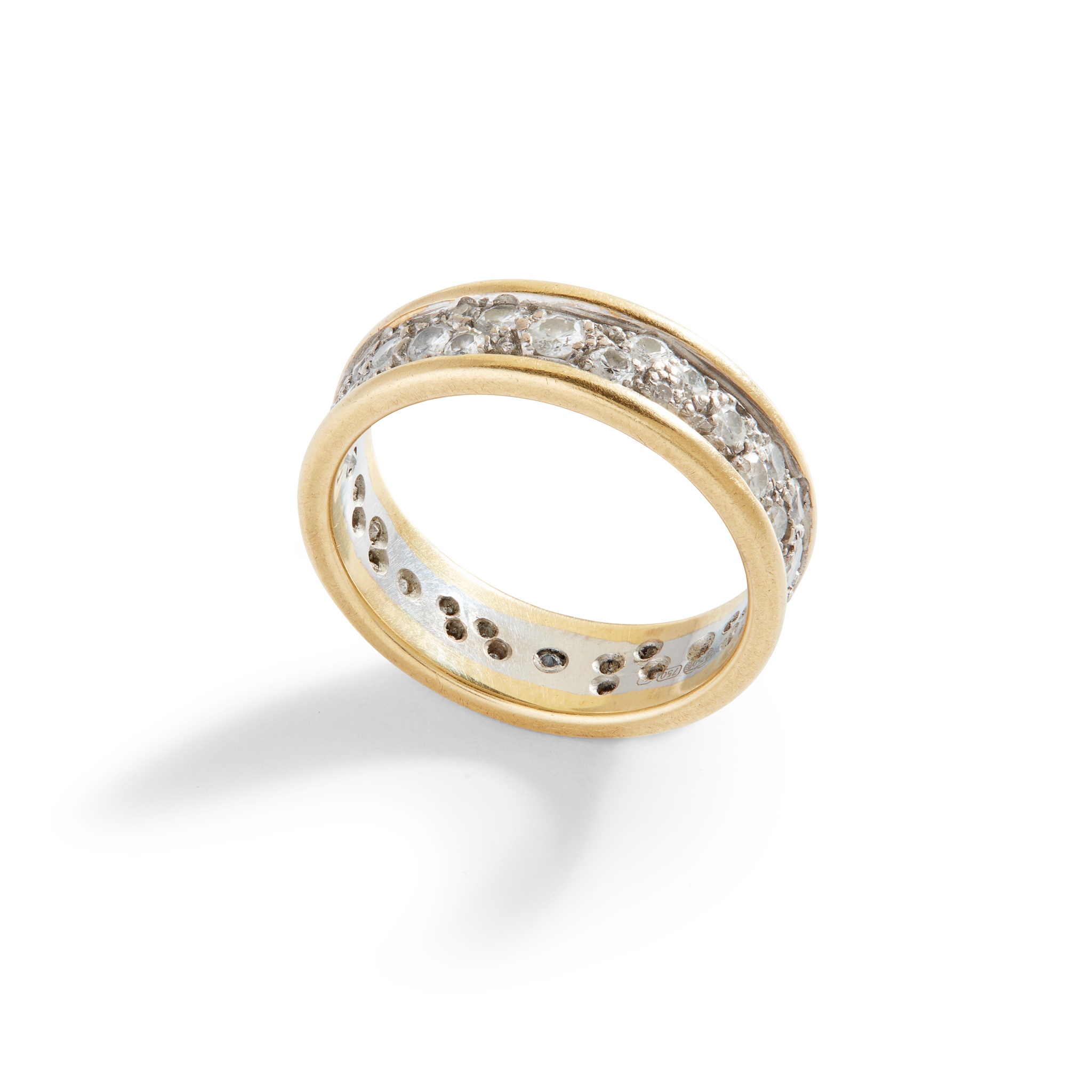 A diamond eternity ring