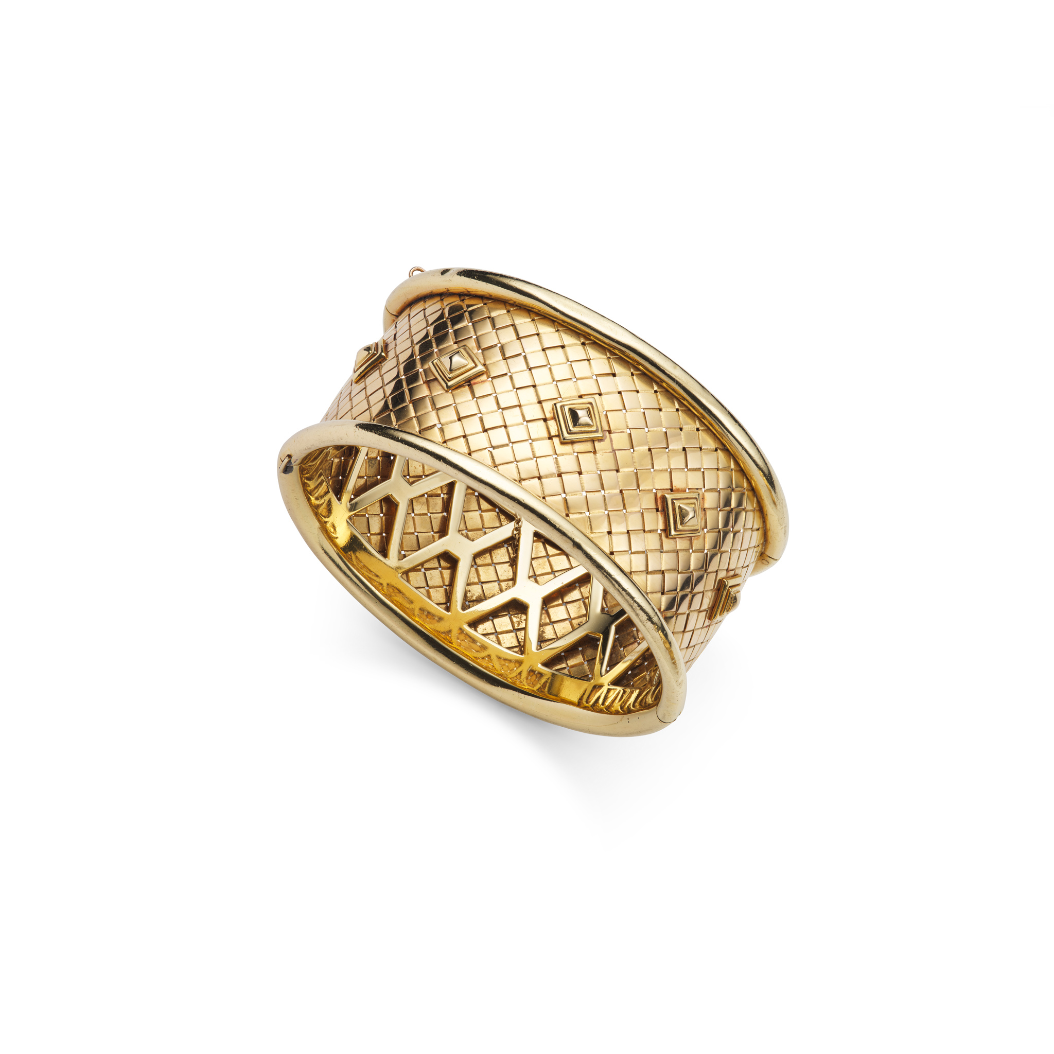 Garrard: A wide cuff bangle, circa 1980