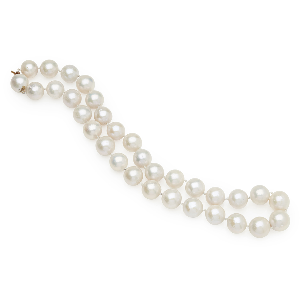 A South Sea pearl necklace