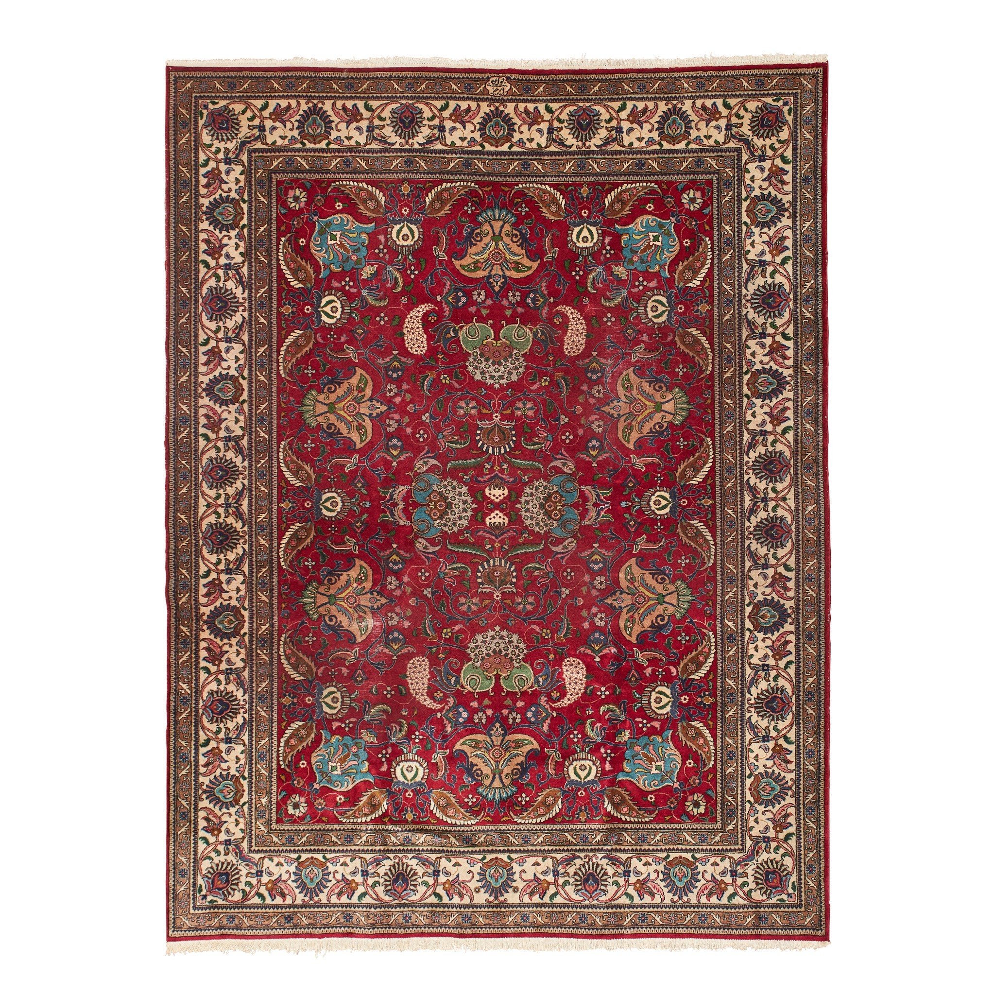 TABRIZ CARPET, SIGNED AMIR KHIZI JAVAN