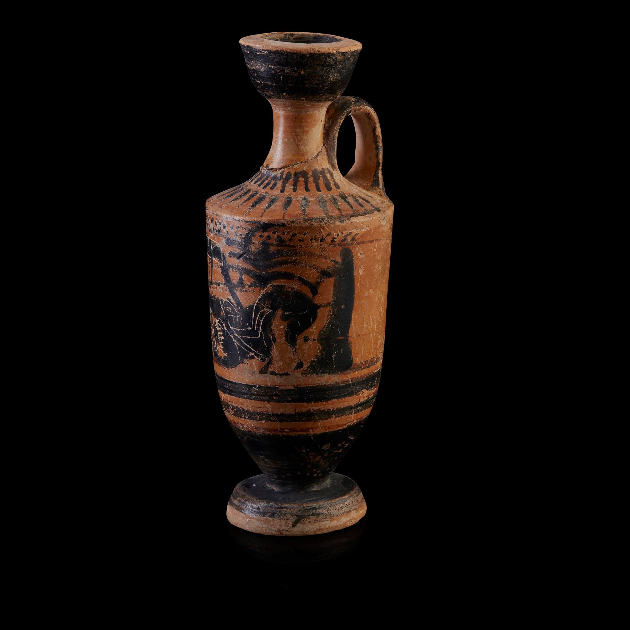 ATTIC BLACK FIGURE LEKYTHOS