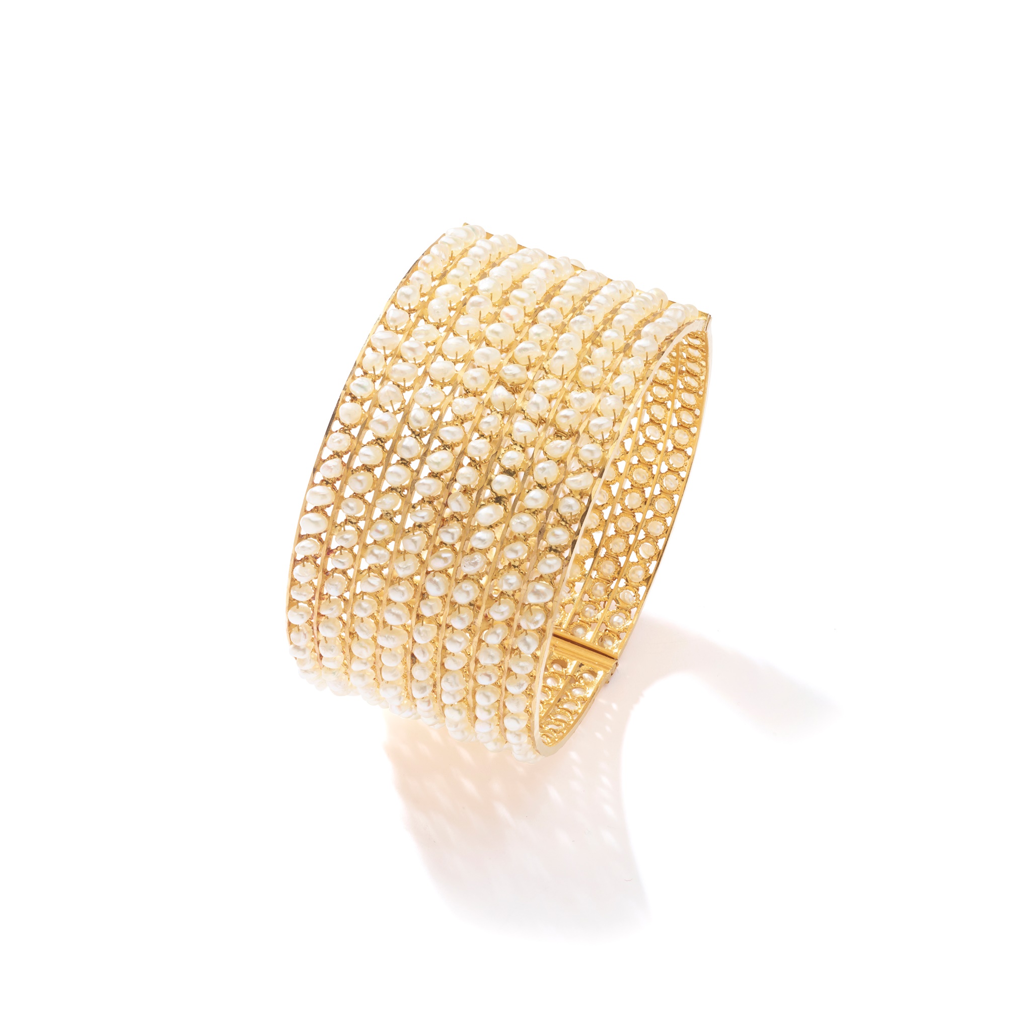 A seed pearl bangle
