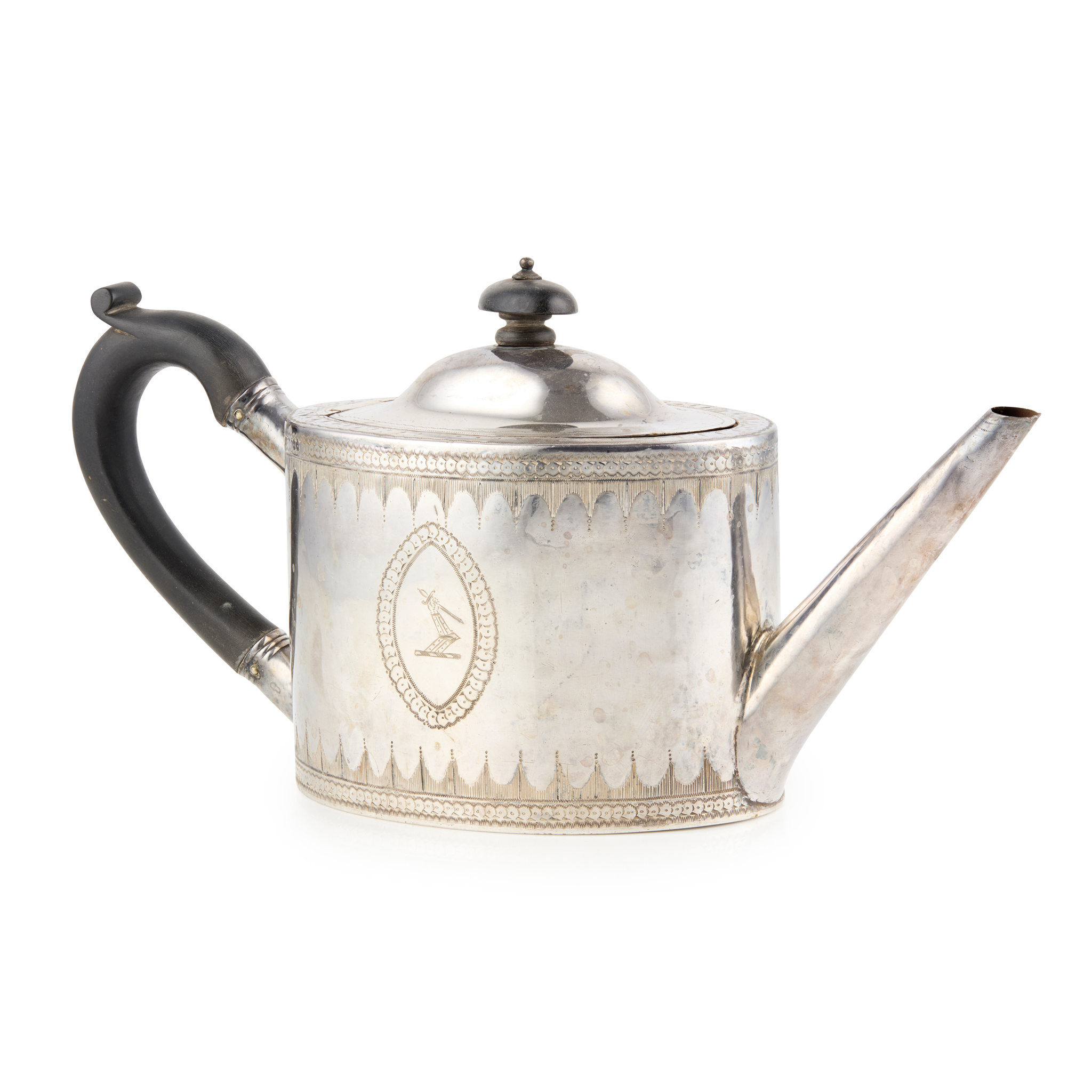 A GEORGE III TEAPOT
