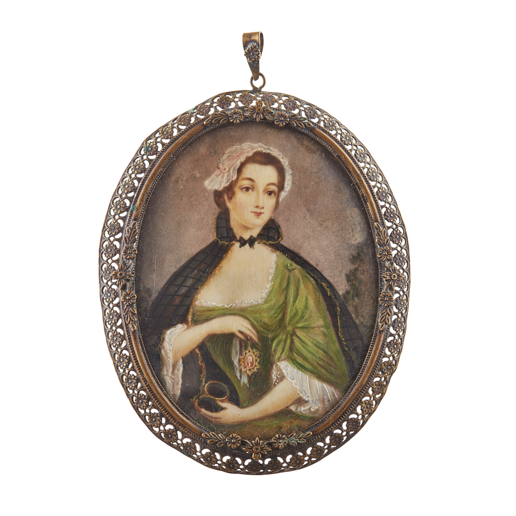 A PORTRAIT MINIATURE OF FLORA MACDONALD