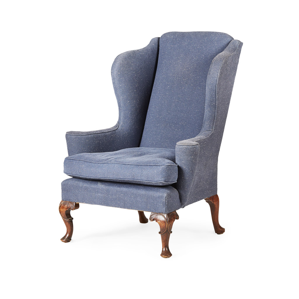 HOWARD & SONS WING BACK ARMCHAIR