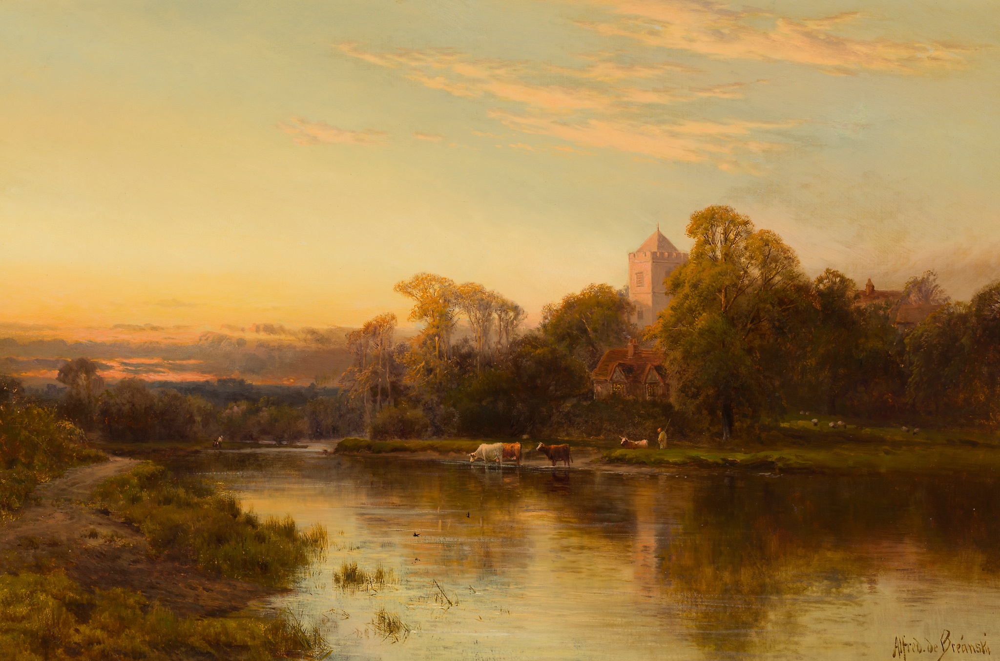 ALFRED DE BREANSKI SENIOR (BRITISH 1852-1928)