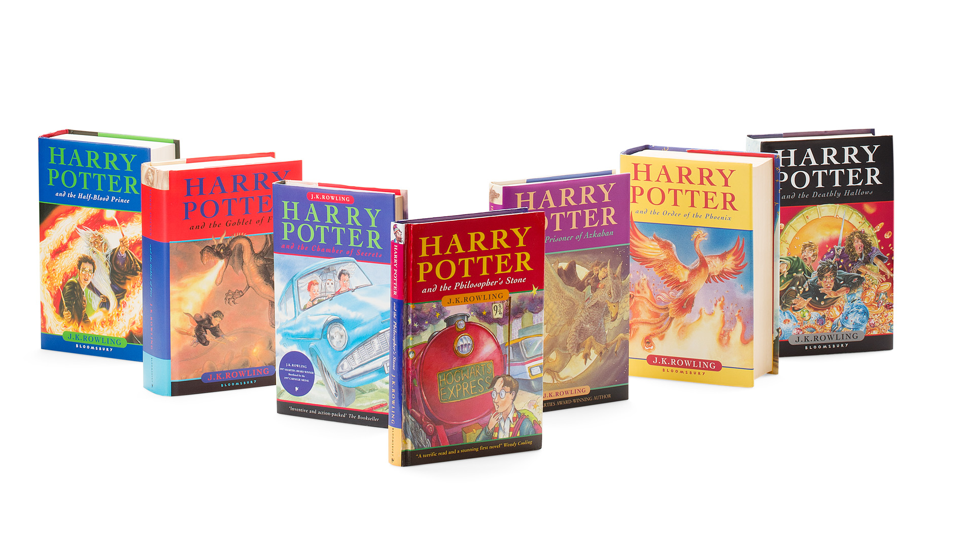 Rowling, J.K. - A complete set of first editions