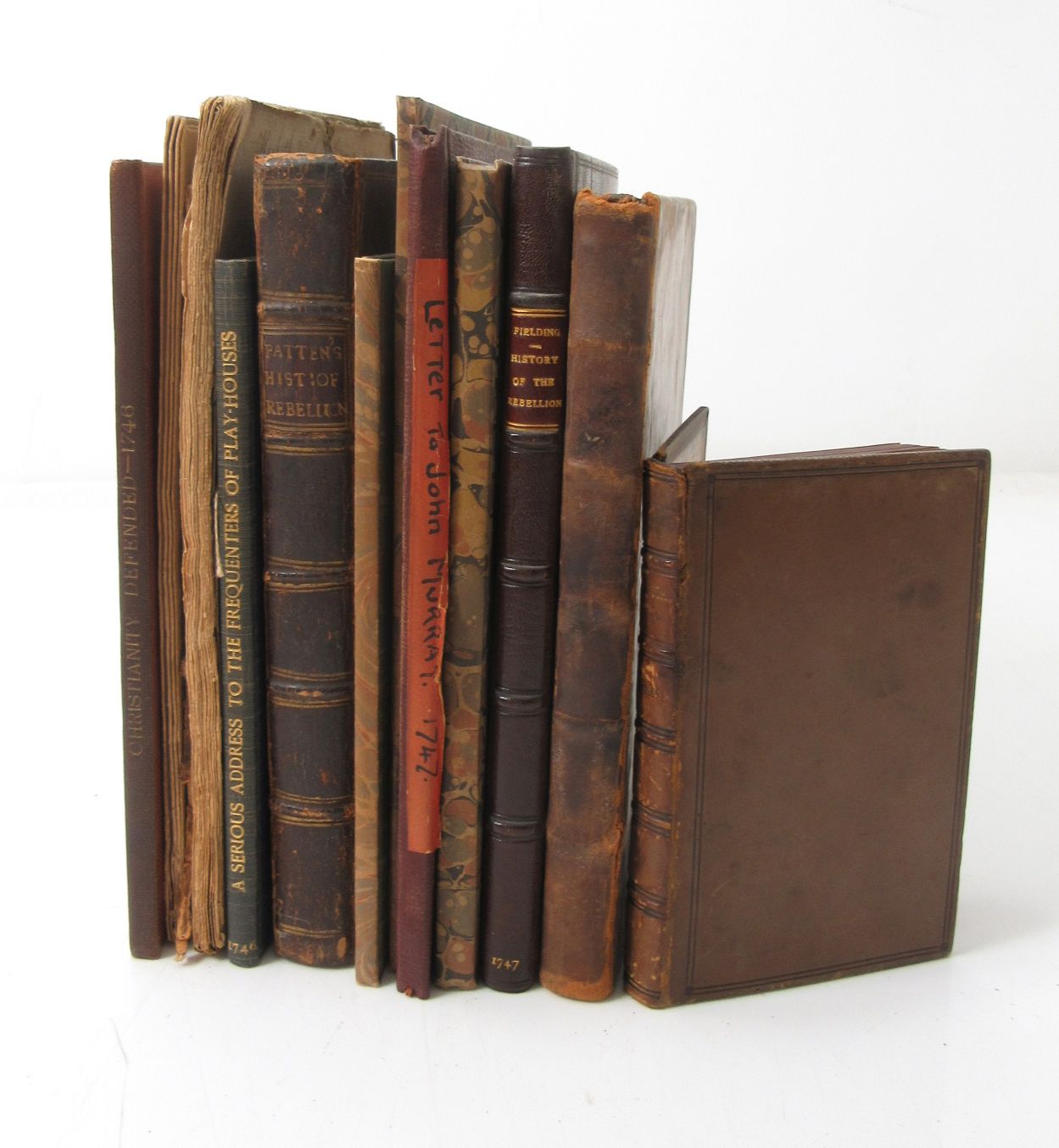 1745 JACOBITE RISING, A COLLECTION OF 13 PAMPHLETS AND BOOKS INCLUDING