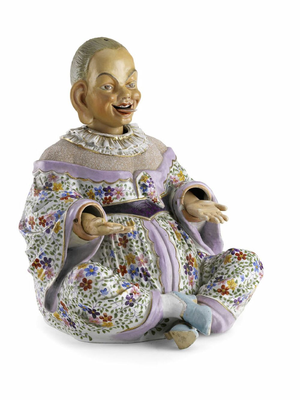 A 19th century German nodding pagoda figure In the Meissen style