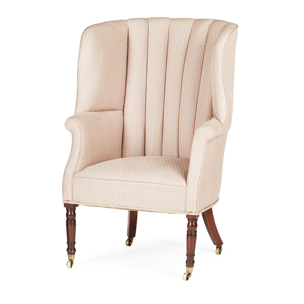 REGENCY CHANNEL BACK TUB ARMCHAIR