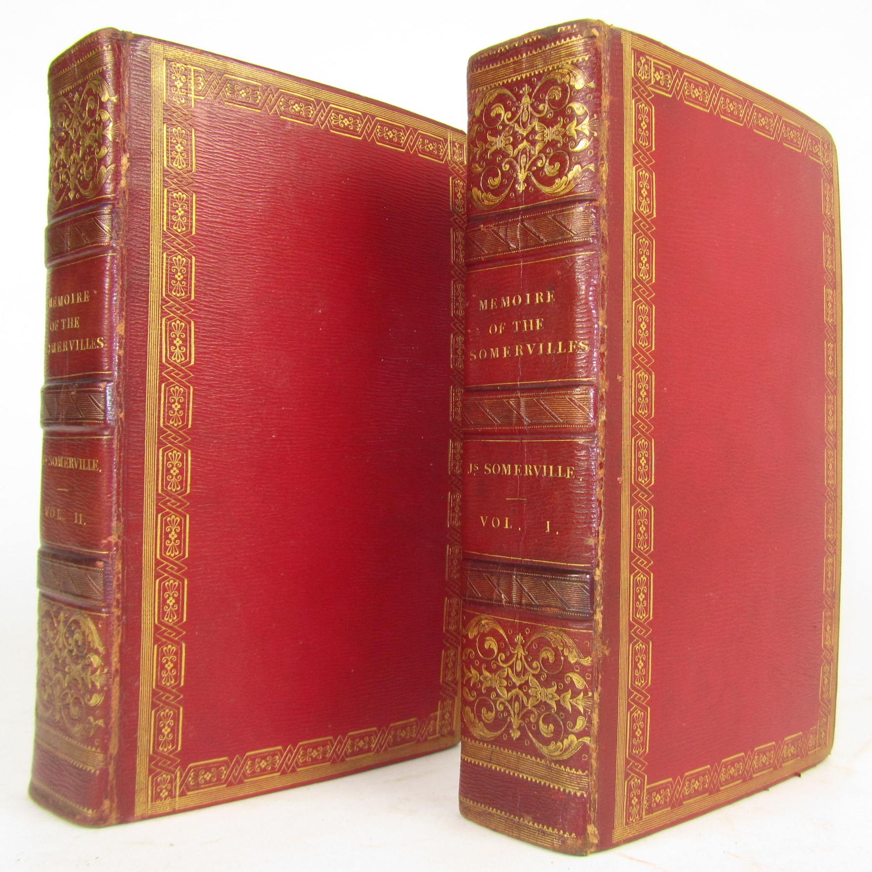 Somerville, James, Eleventh Lord - Red morocco binding