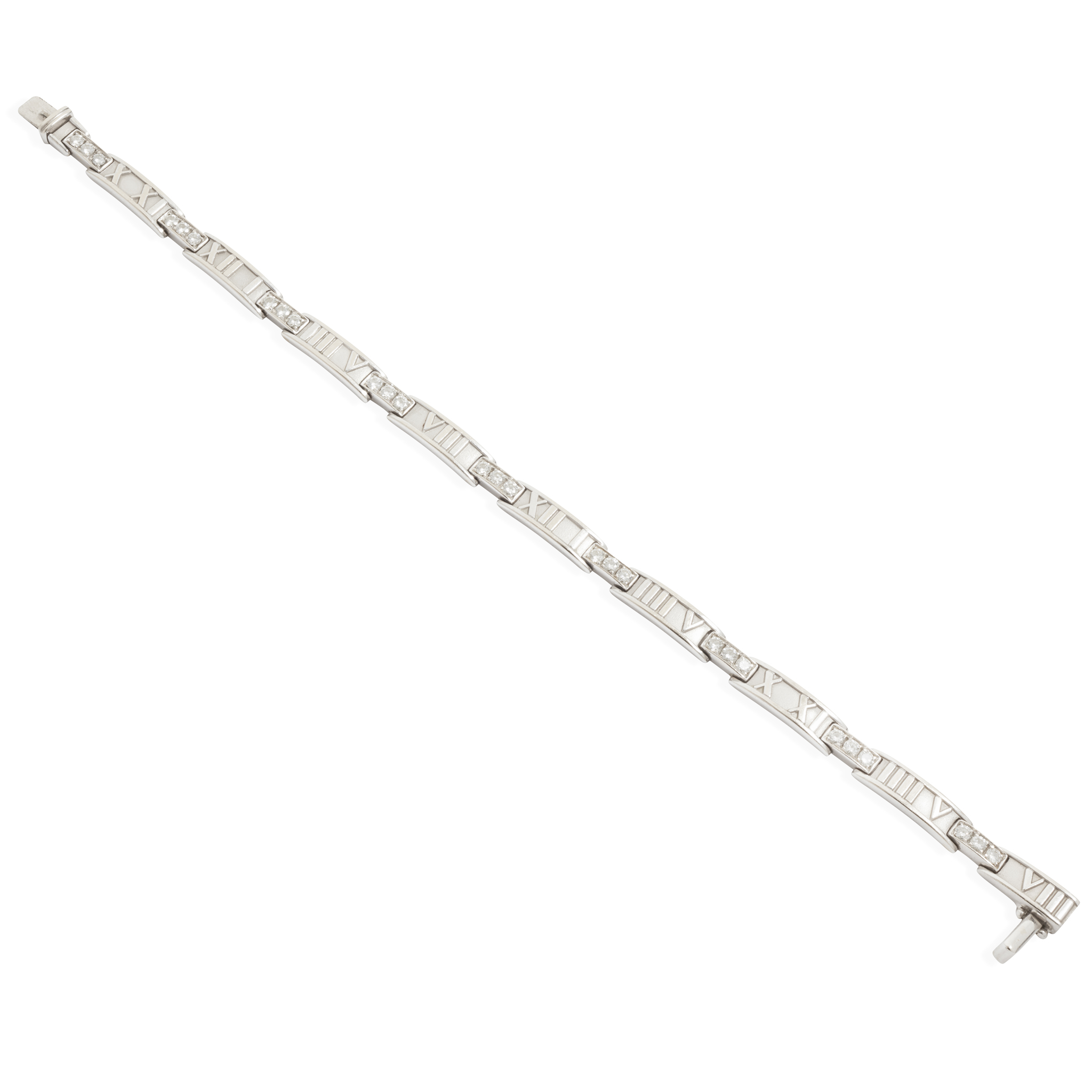 Tiffany & Co: A diamond 'Atlas' bracelet