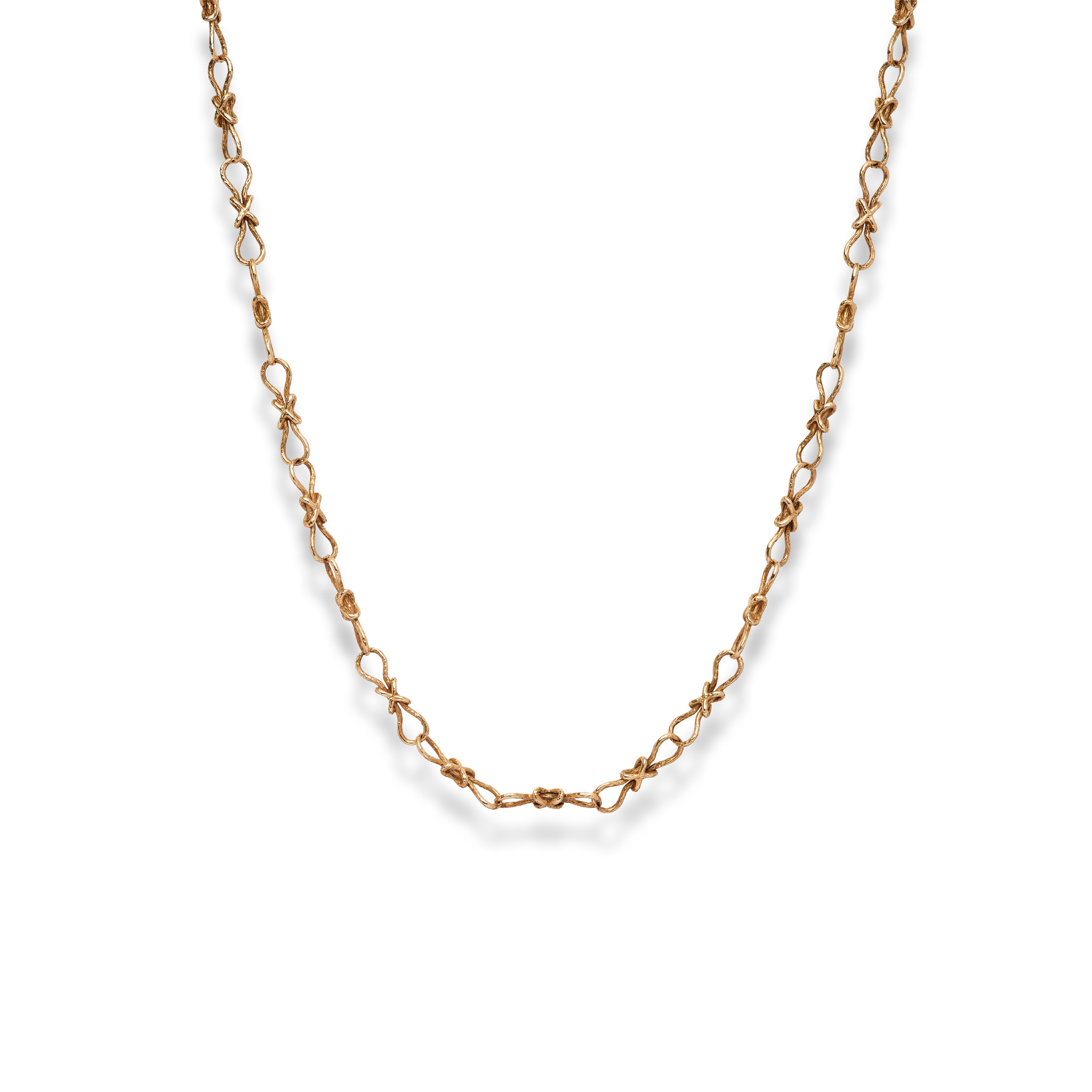 David Morris: A gold necklace, 1972