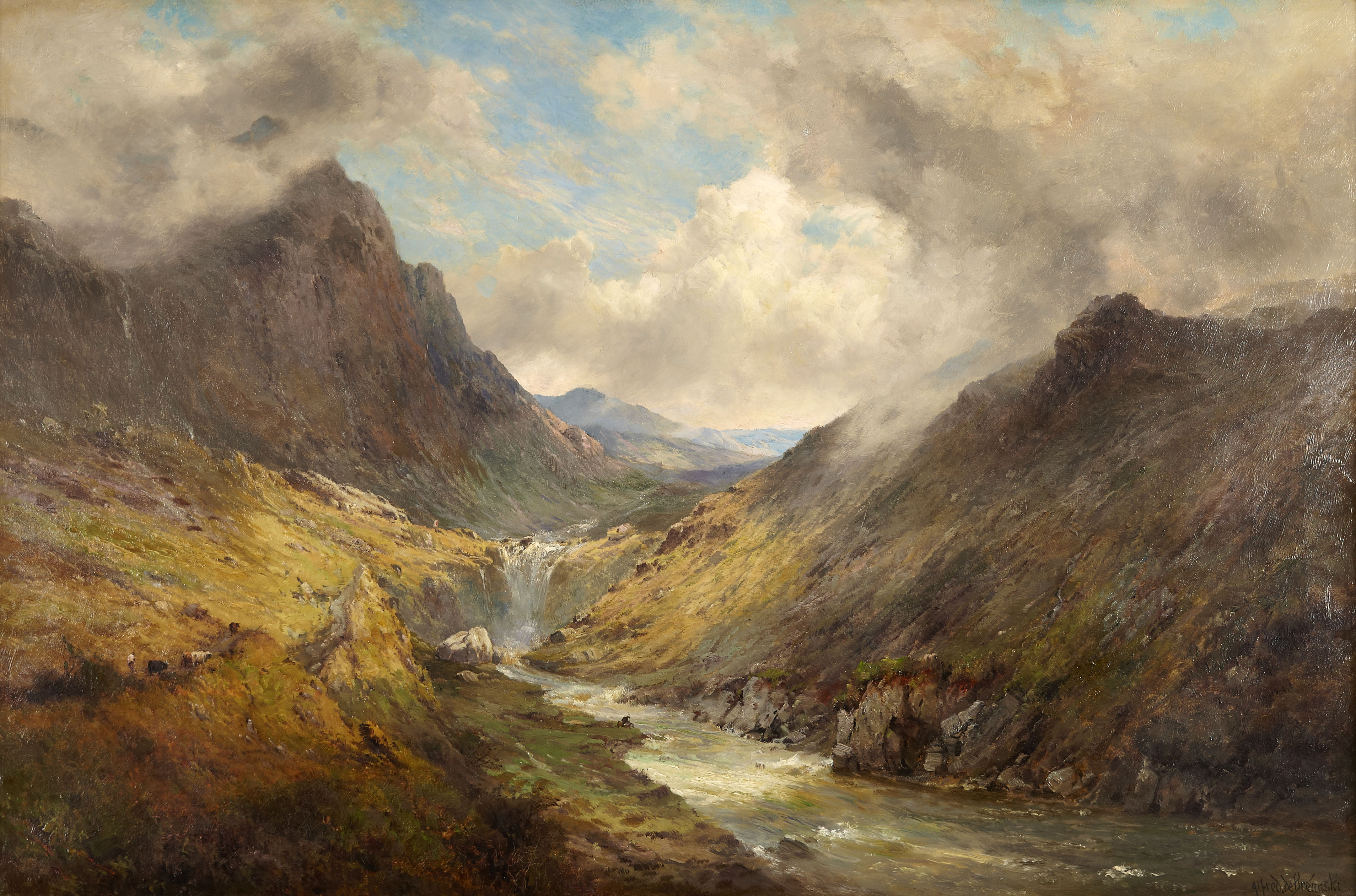 ALFRED DE BREANSKI SNR. (BRITISH 1852-1928)