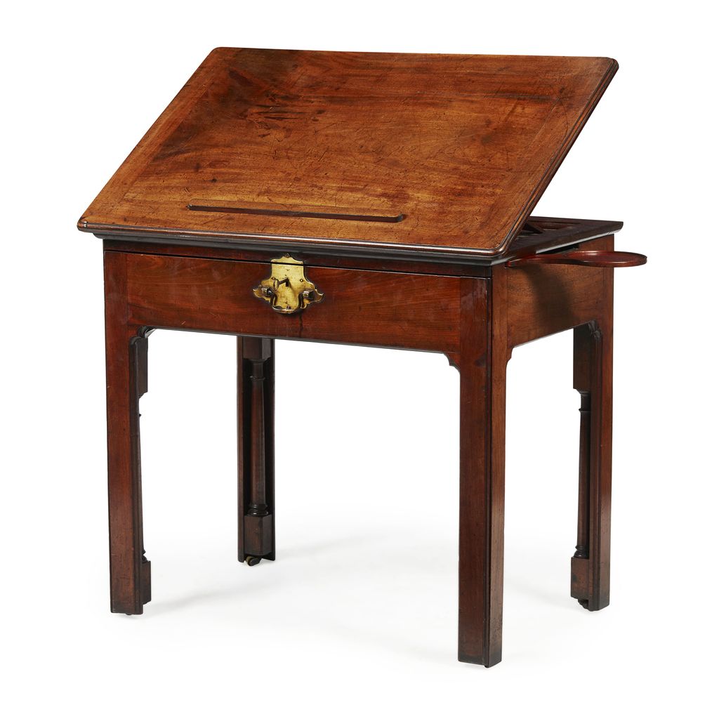 GEORGE III MAHOGANY ARCHITECT'S TABLE