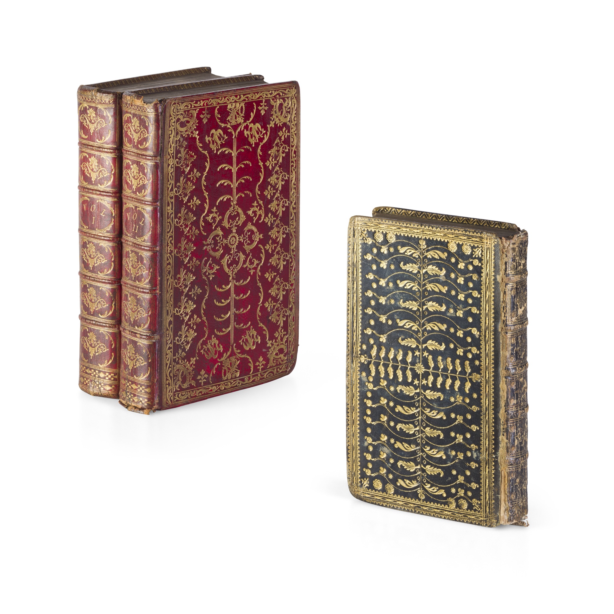 Scottish herringbone bindings