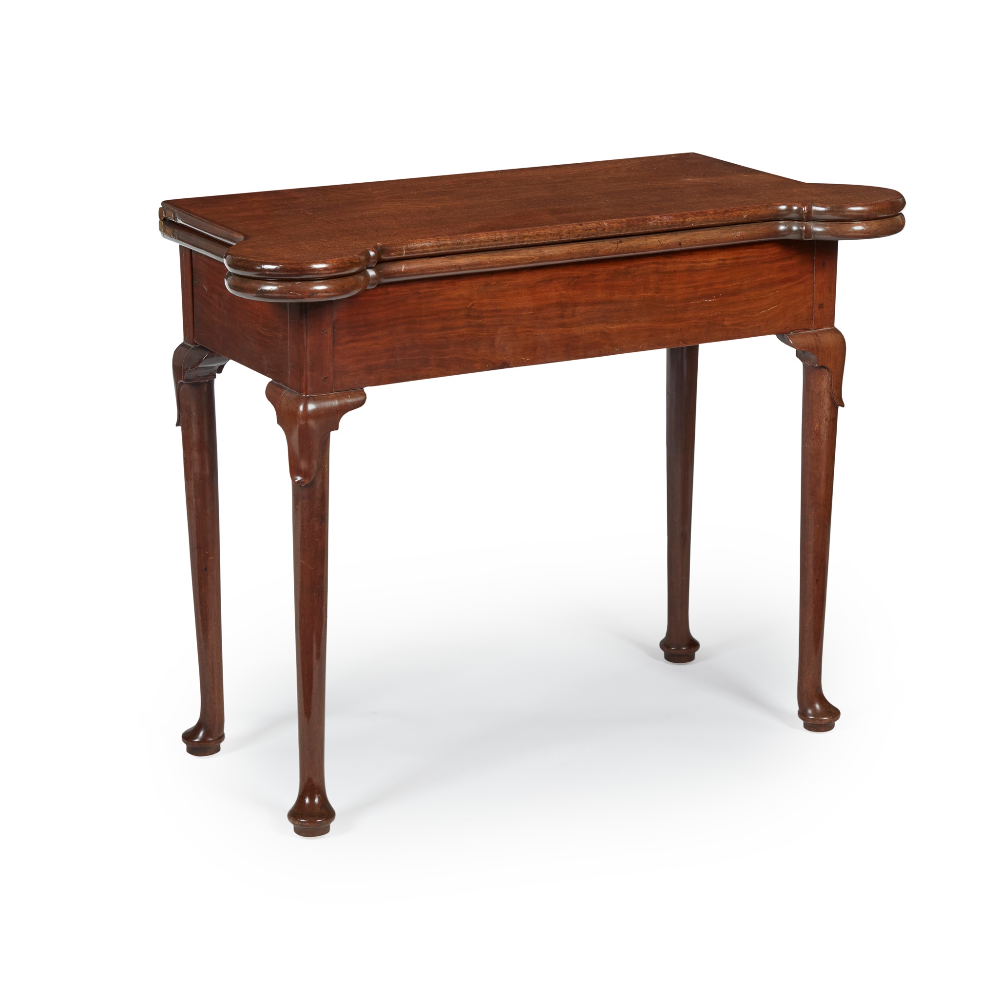 GEORGE II MAHOGANY CARD TABLE