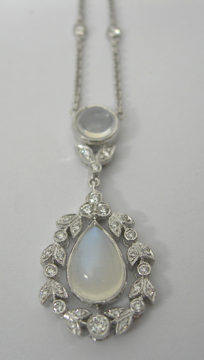 A Belle Epoque style cultured pearl and diamond set necklace,