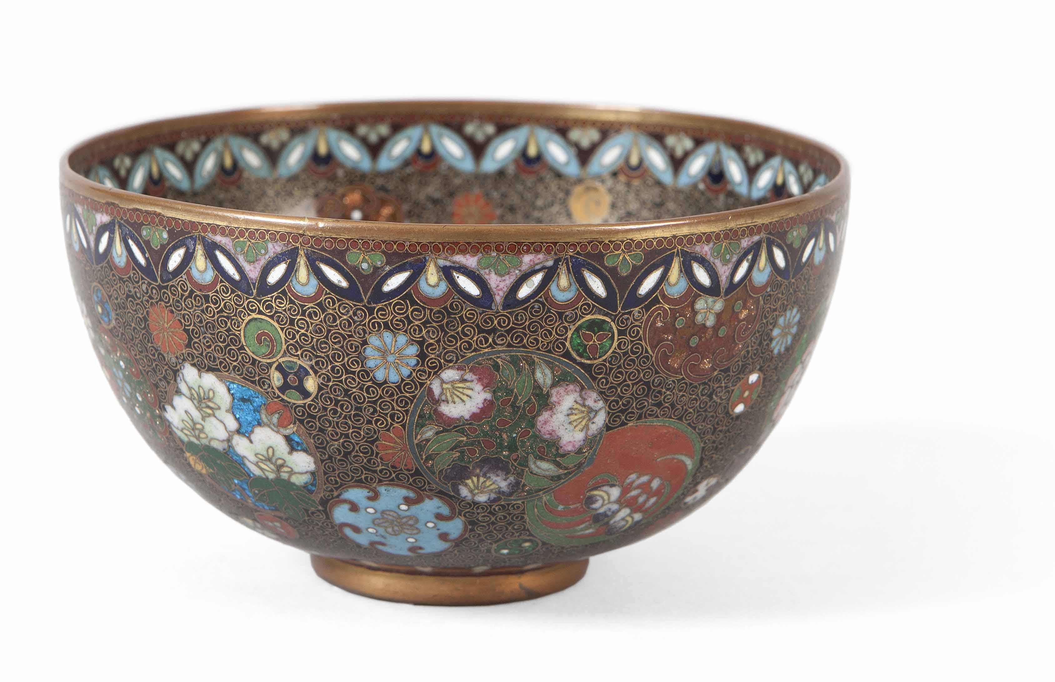GOOD JAPANESE CLOISONNÉ BOWL