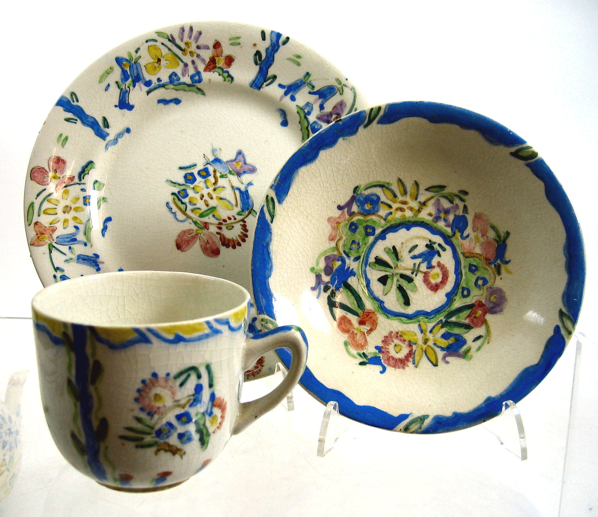 Jessie M. King (1875-1949) A matched trio,