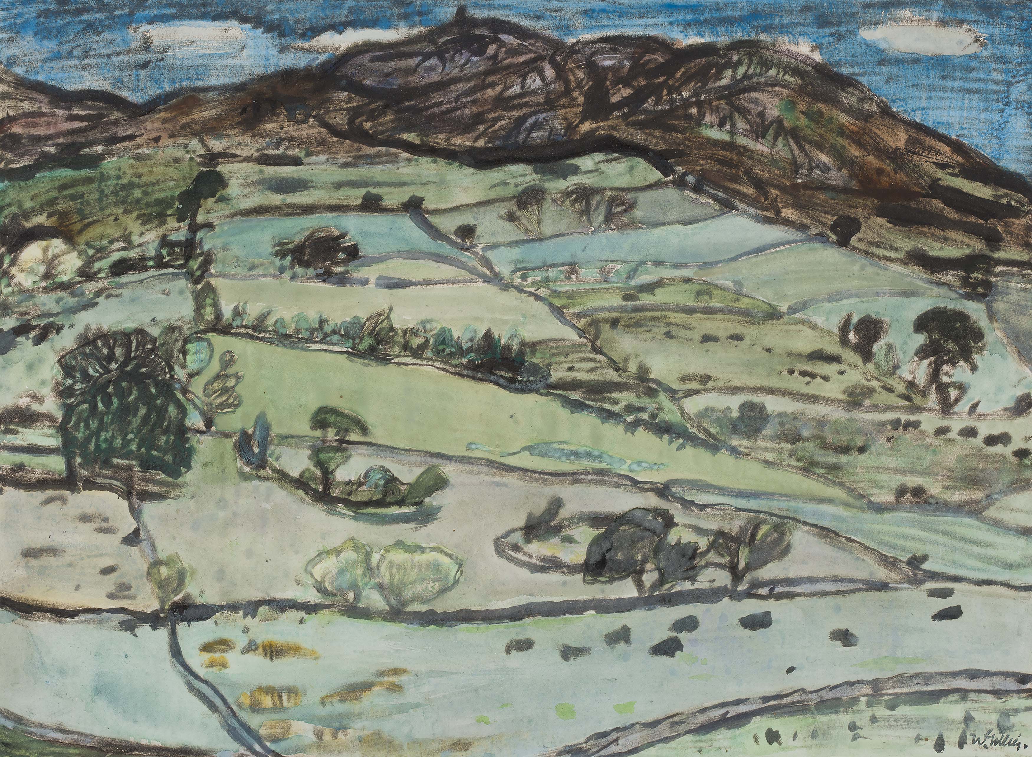 SIR WILLIAM GEORGE GILLIES C.B.E., R.A., R.S.A., P.R.S.W. (SCOTTISH 1898-1973)