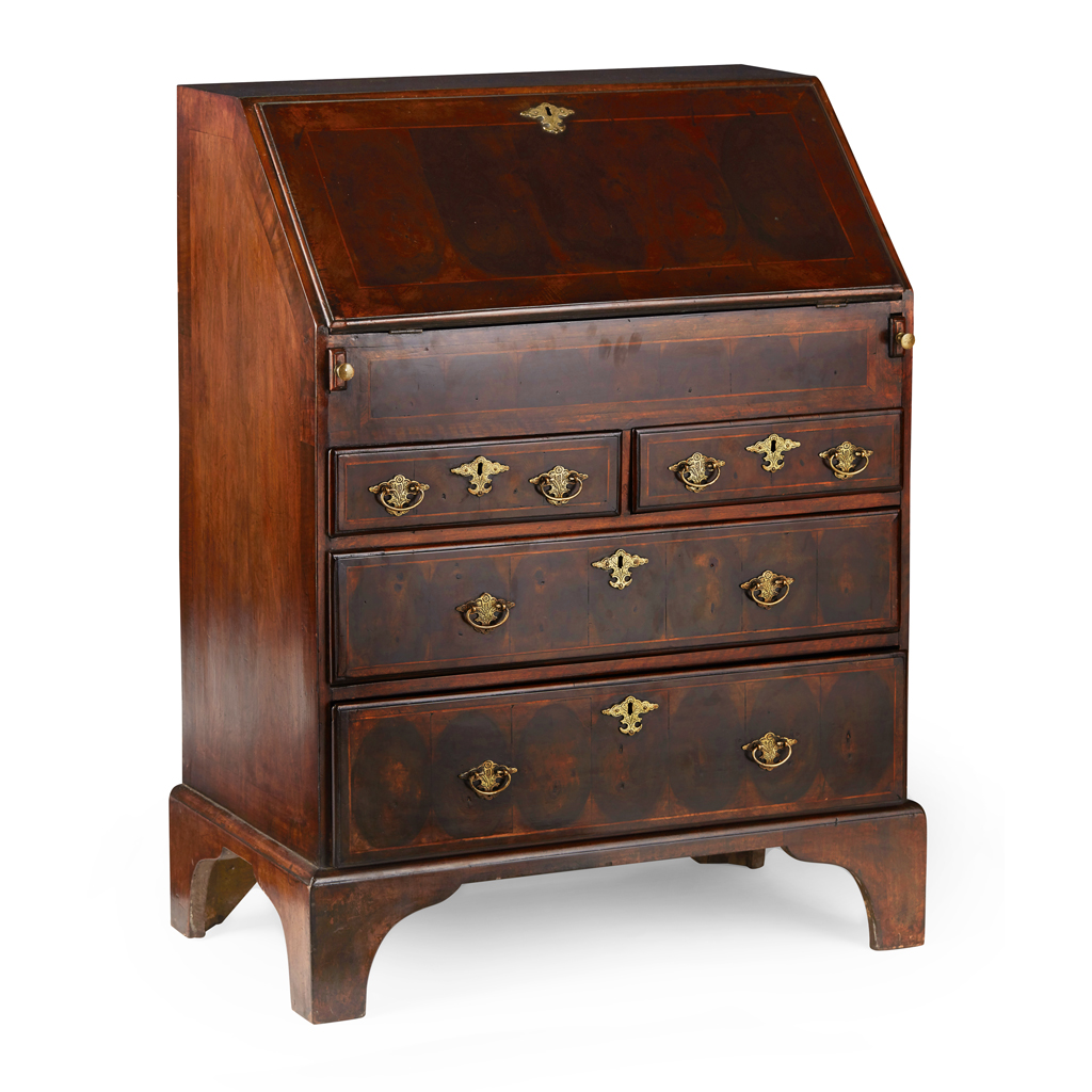 QUEEN ANNE LABURNUM OYSTER VENEERED BUREAU