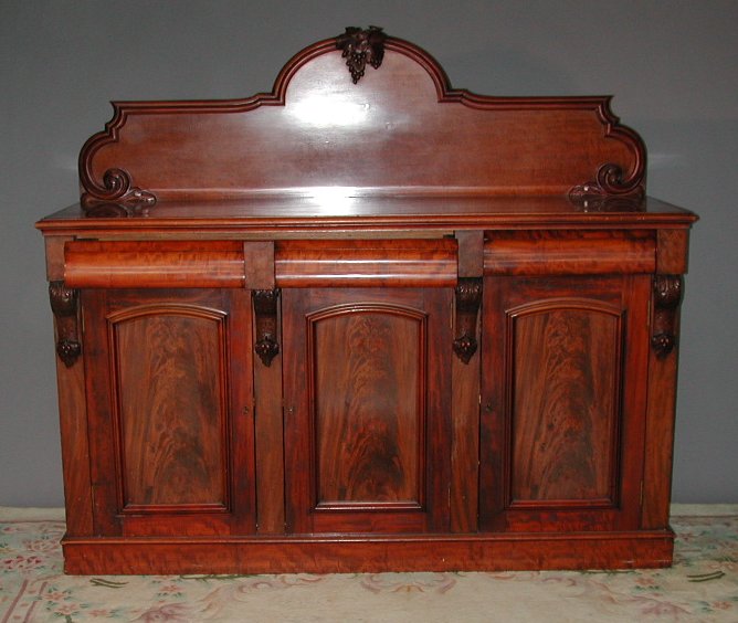 A Victorian mahogany sideboard