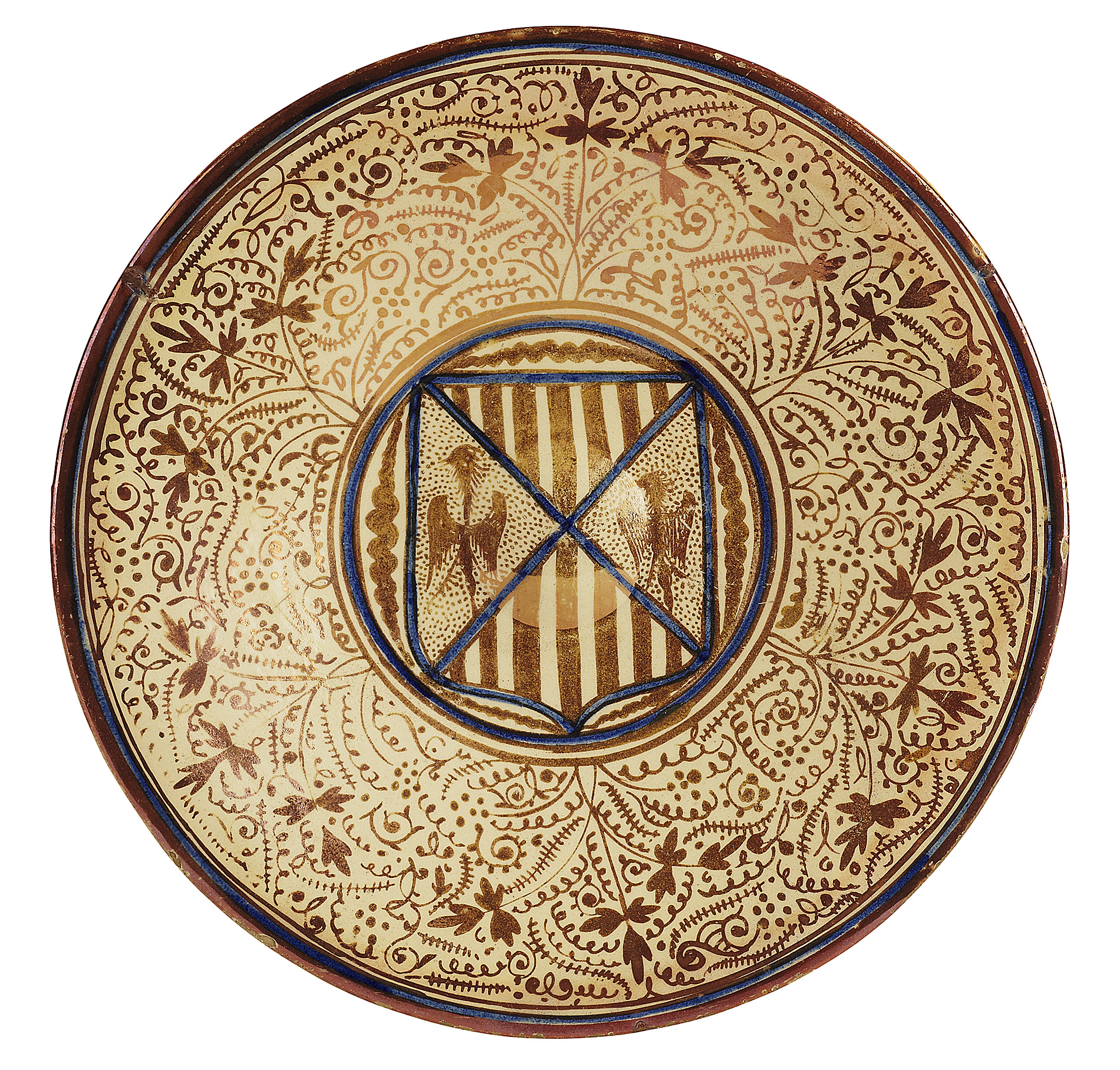 HISPANO-MORESQUE LUSTRE DISH