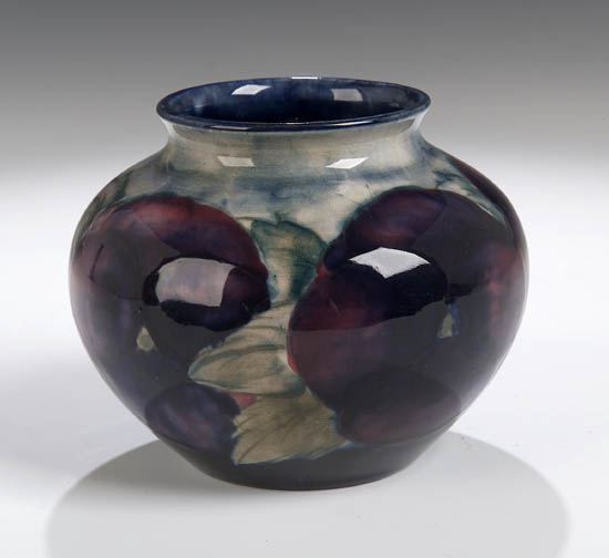 A Moorcroft miniature ovoid vase