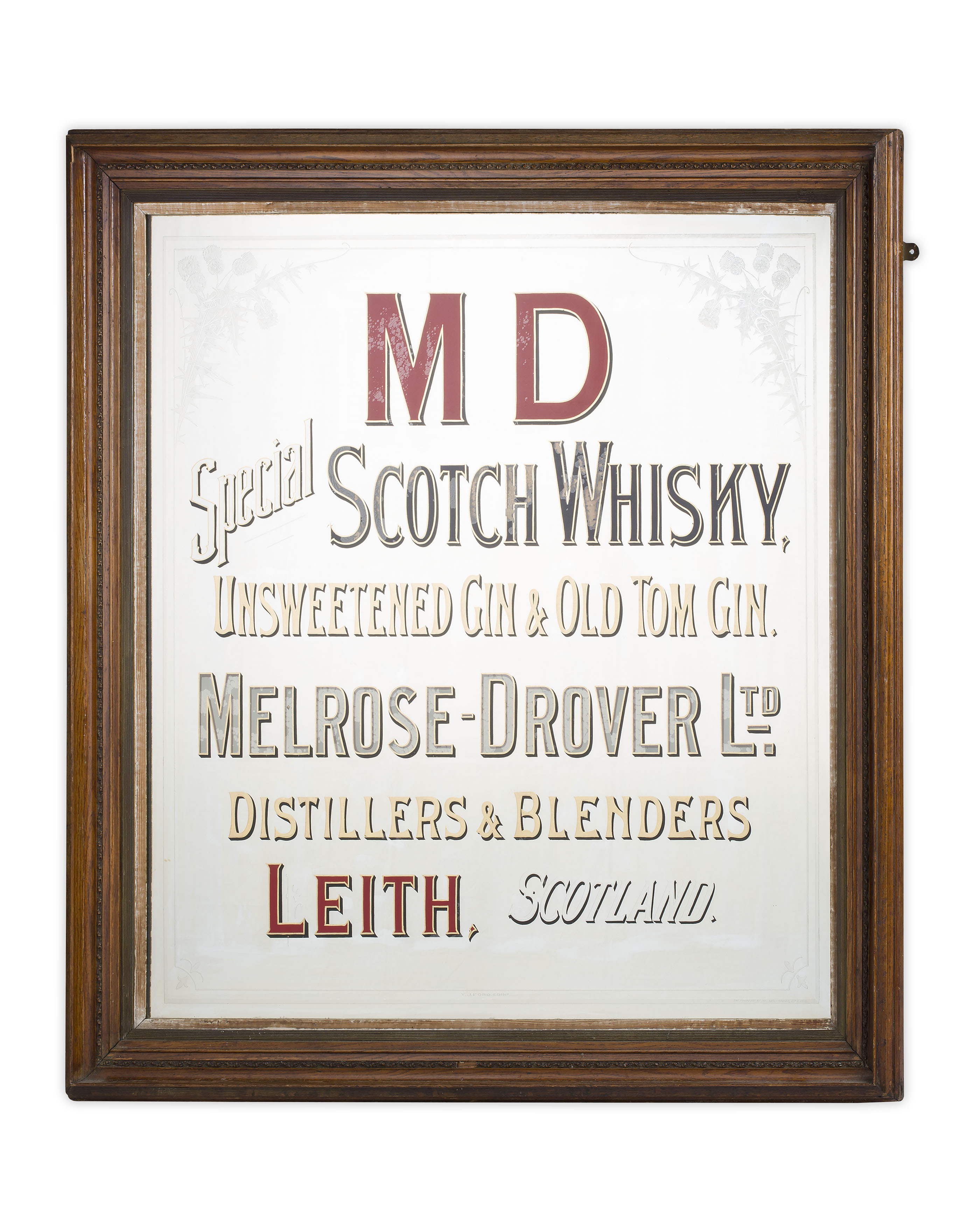 SCOTTISH VICTORIAN PUB MIRROR