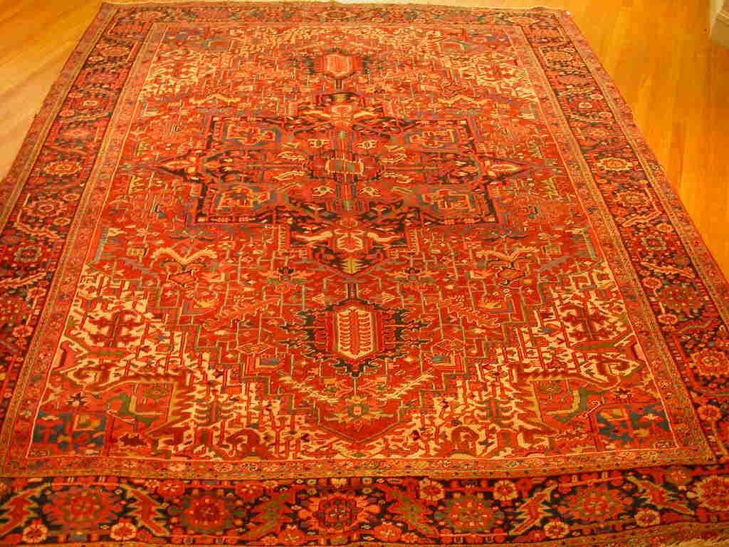 A Heriz carpet