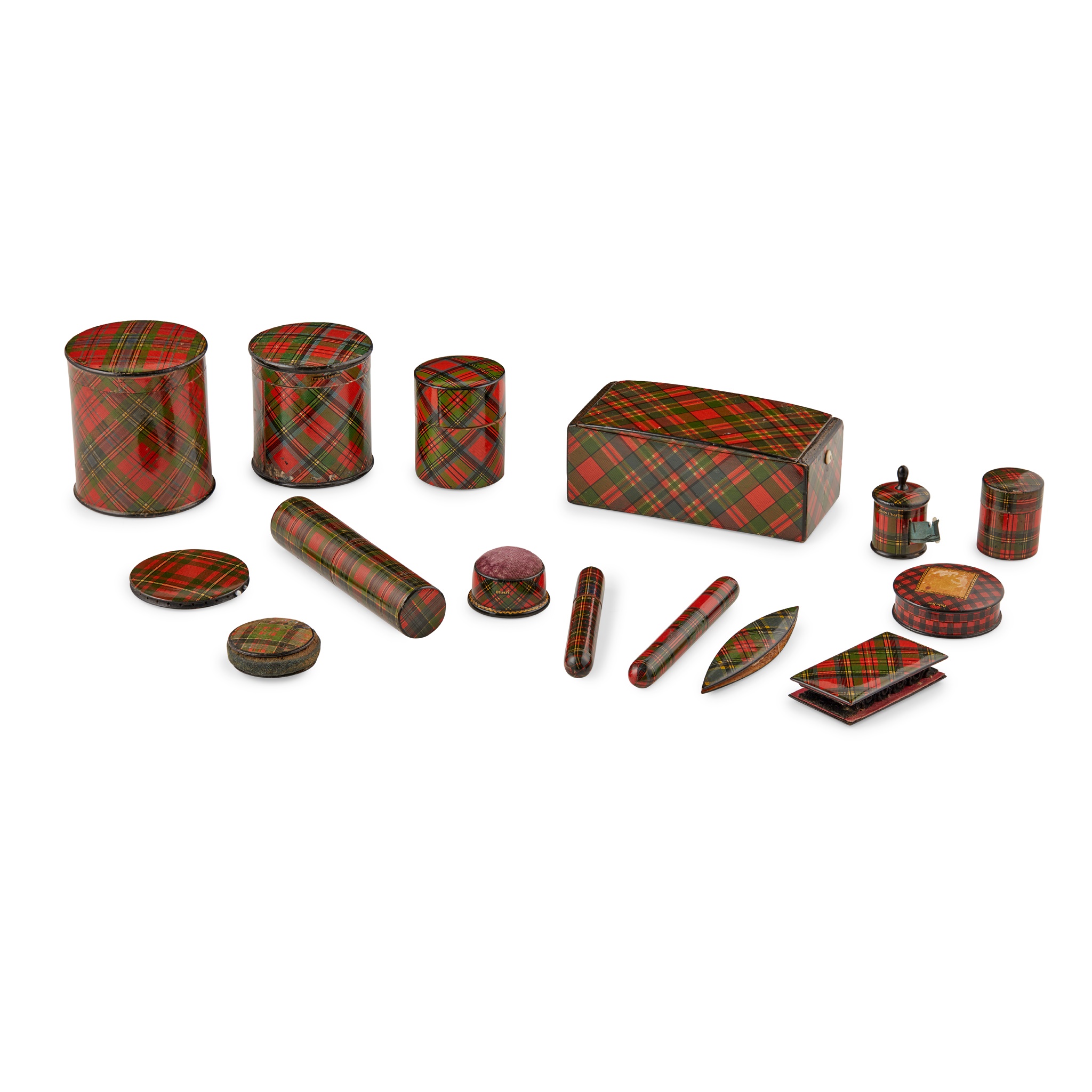 A COLLECTION OF TARTANWARE