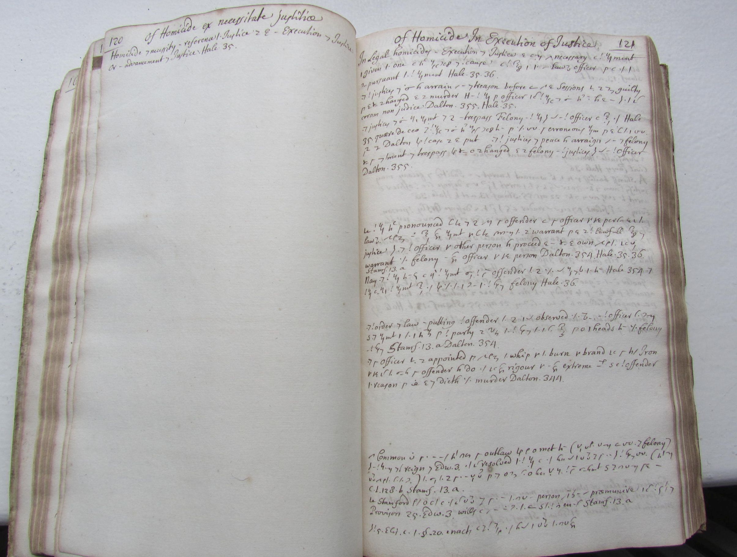 MANUSCRIPT- 18TH CENTURY LAW
