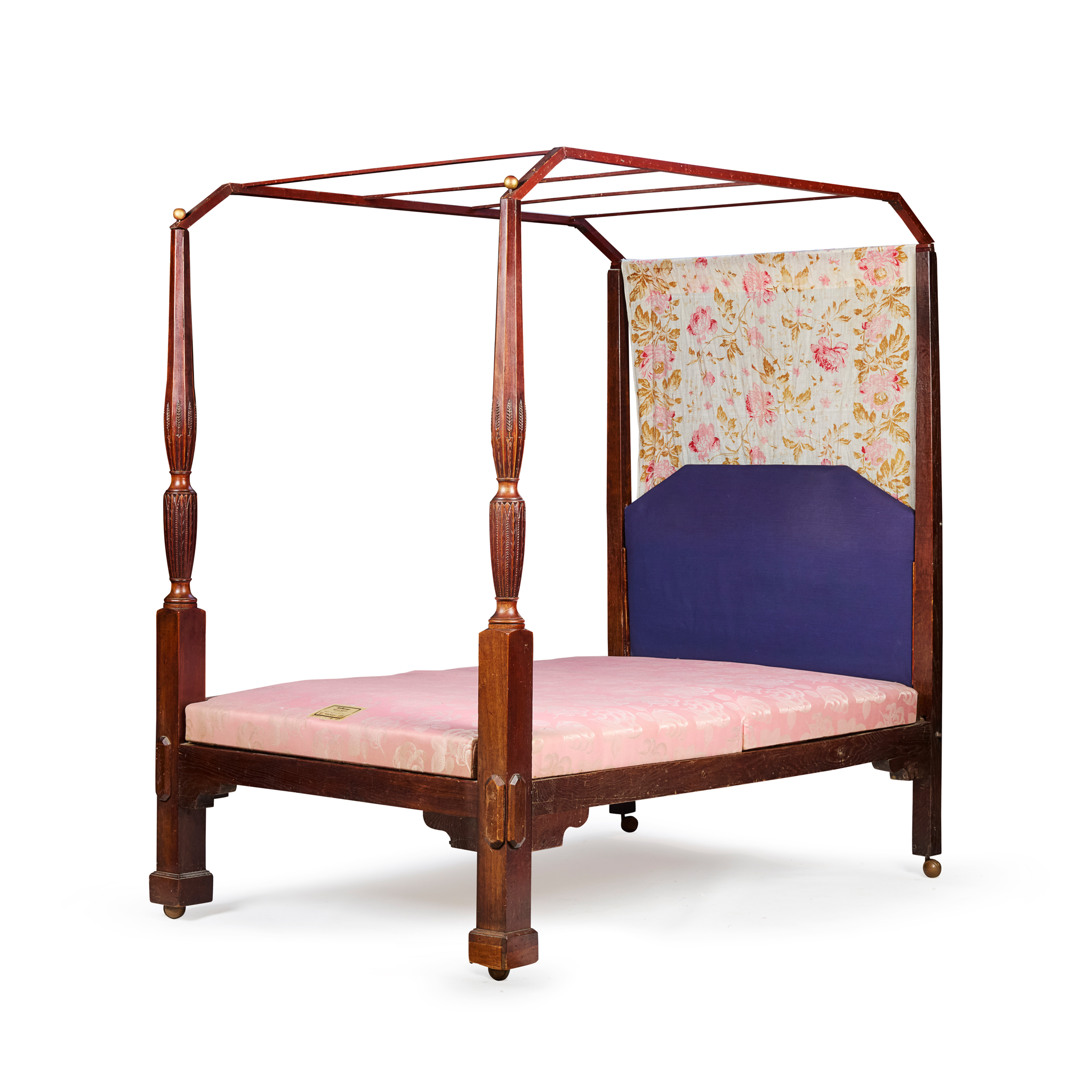 GEORGE III MAHOGANY FOUR POST BED
