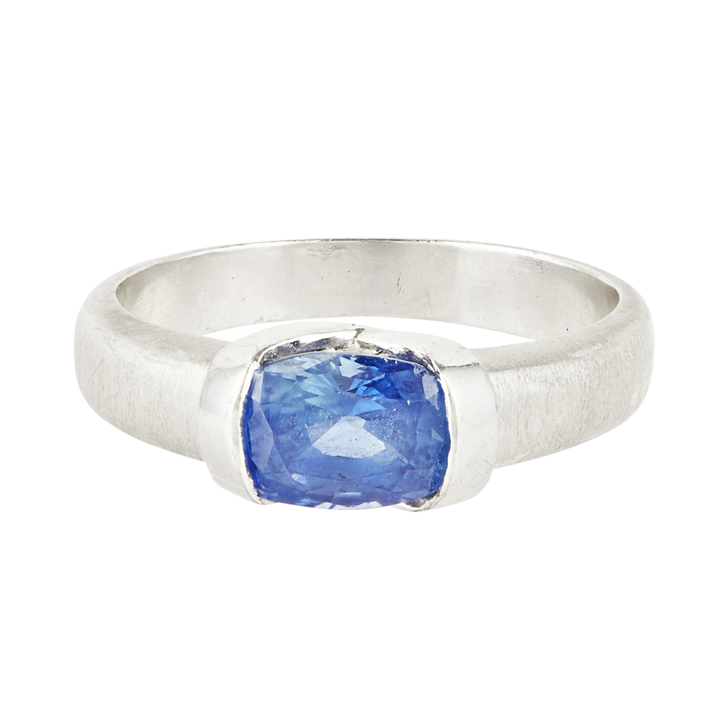 A sapphire ring