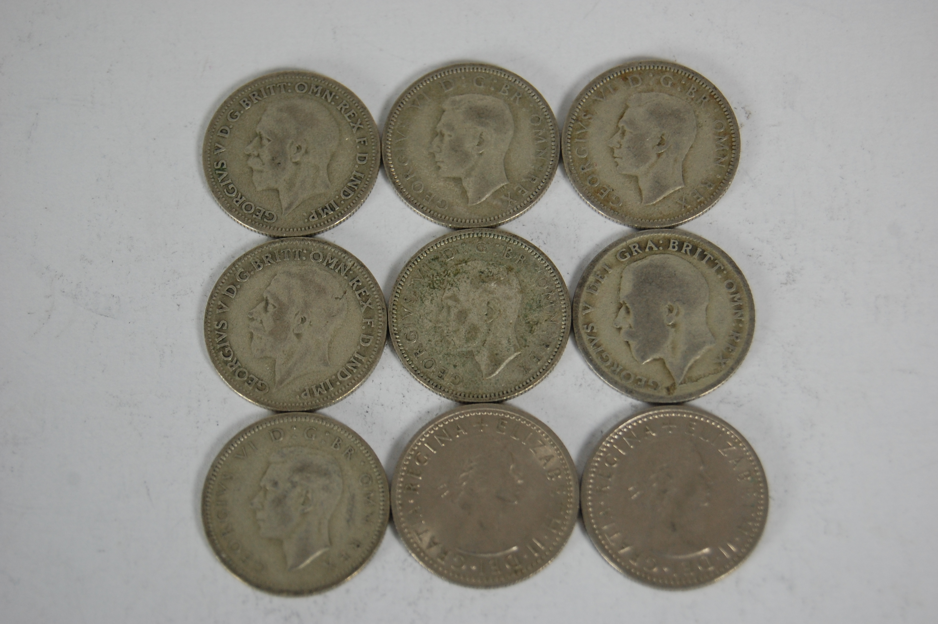 A large collection of British silver coins