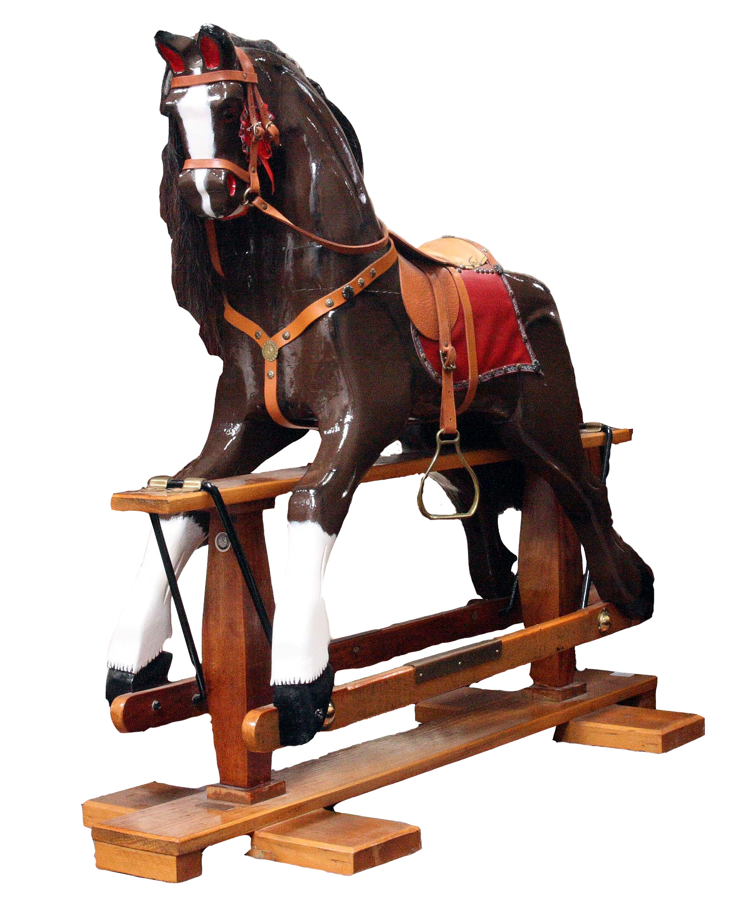 A child's painted Rocking horse By Bill Walker, Carnbroe